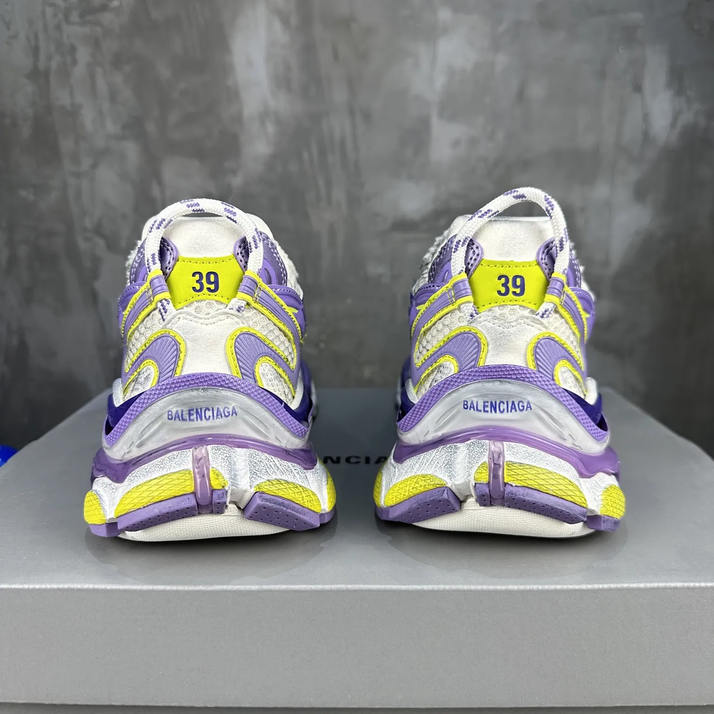 BALENCIAGA パープル Runner-2 デザイナースニーカー - 画像 (9)