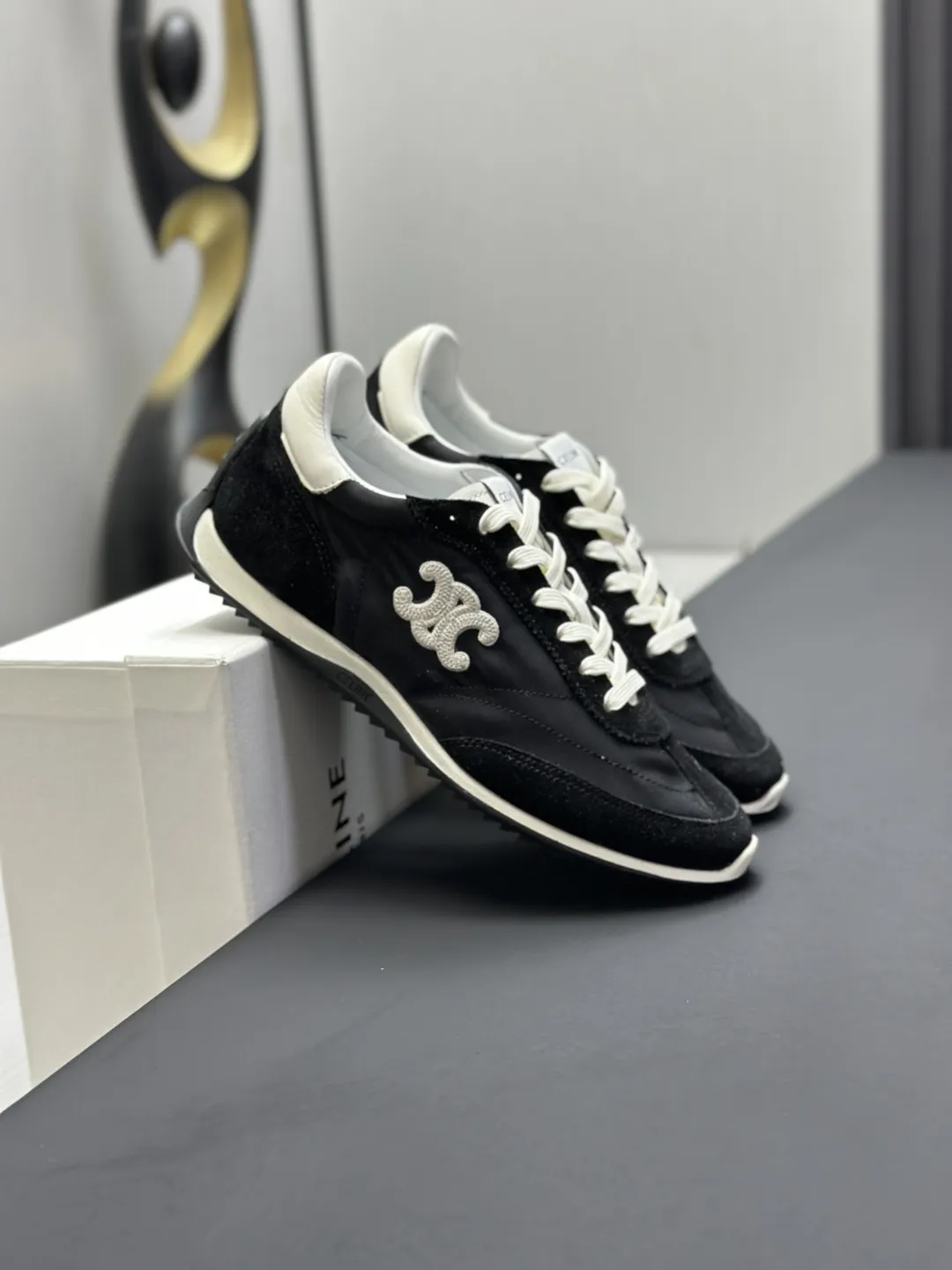 CELINE 2025春夏Racerシリーズ ブラックスニーカー - 画像 (5)