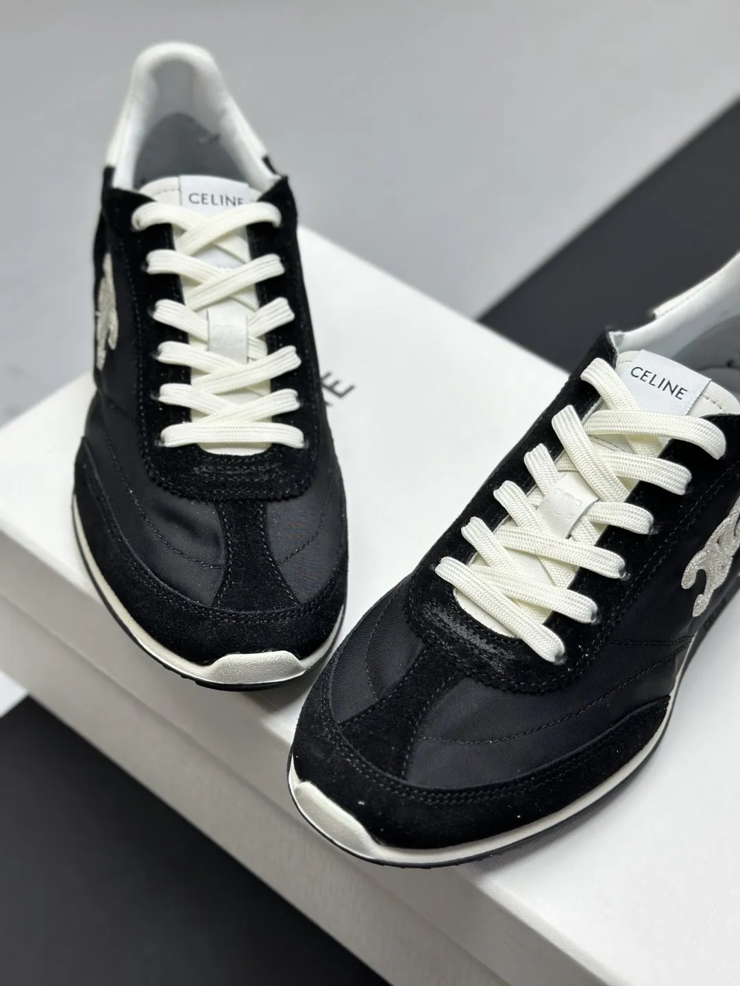 CELINE 2025春夏Racerシリーズ ブラックスニーカー - 画像 (6)