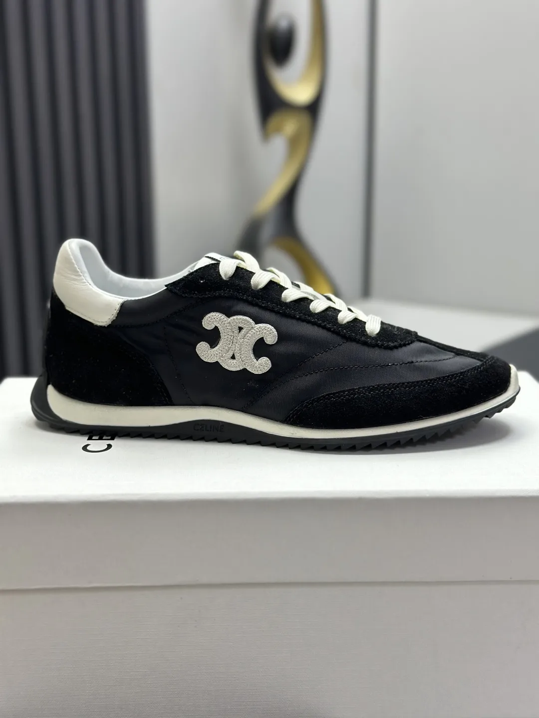 CELINE 2025春夏Racerシリーズ ブラックスニーカー - 画像 (10)