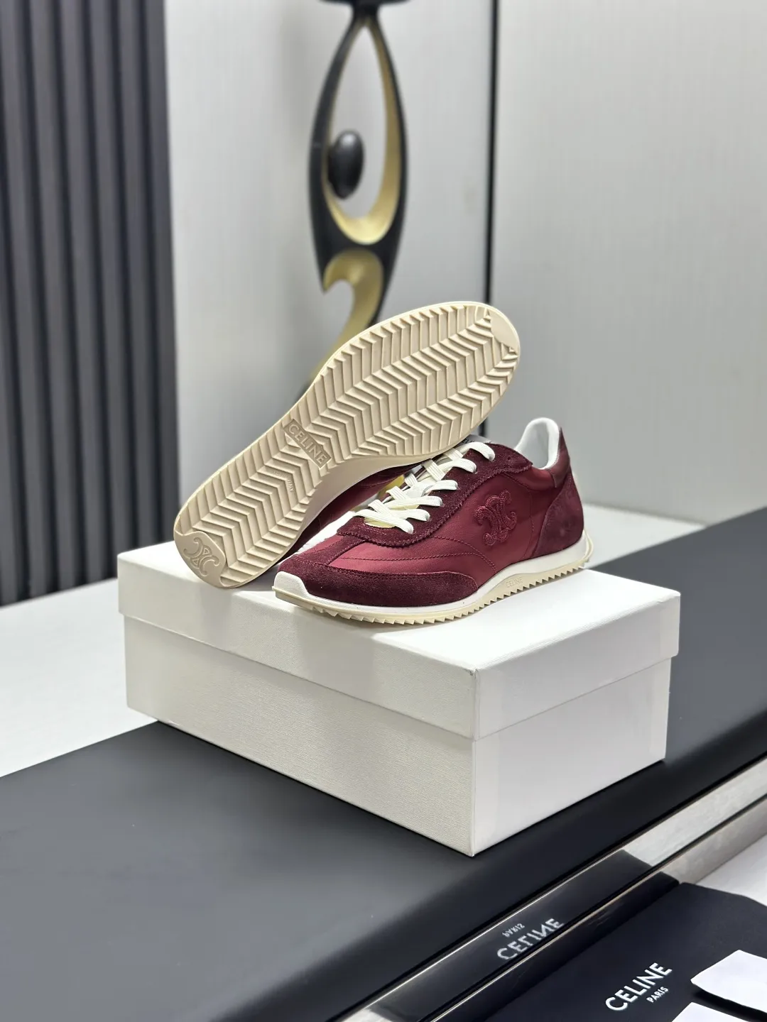 CELINEセリーヌレッドRacerスニーカー25春夏 - 画像 (7)