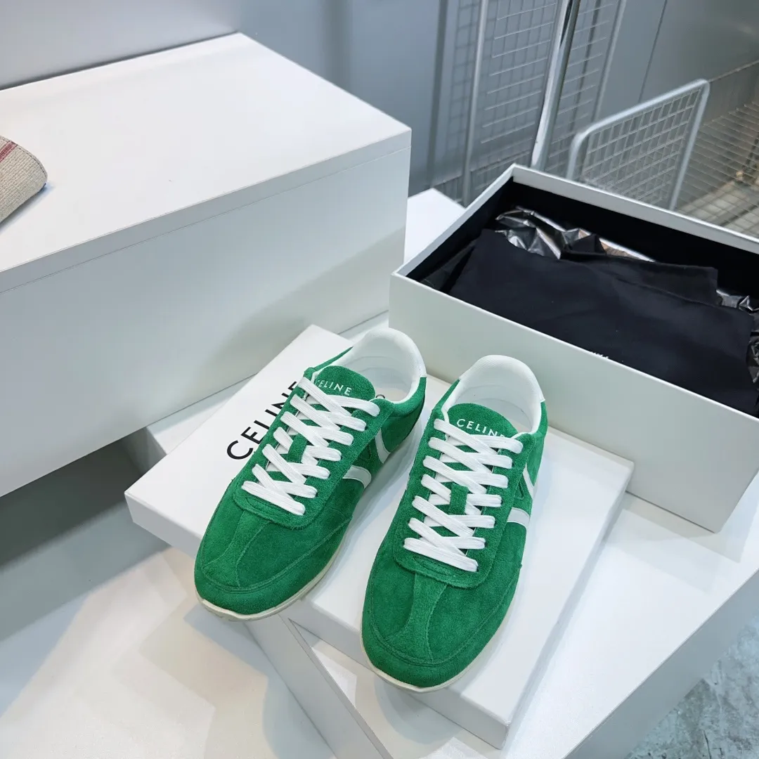 CELINE 2025SS グリーン ケルンゲートスニーカー - 画像 (3)