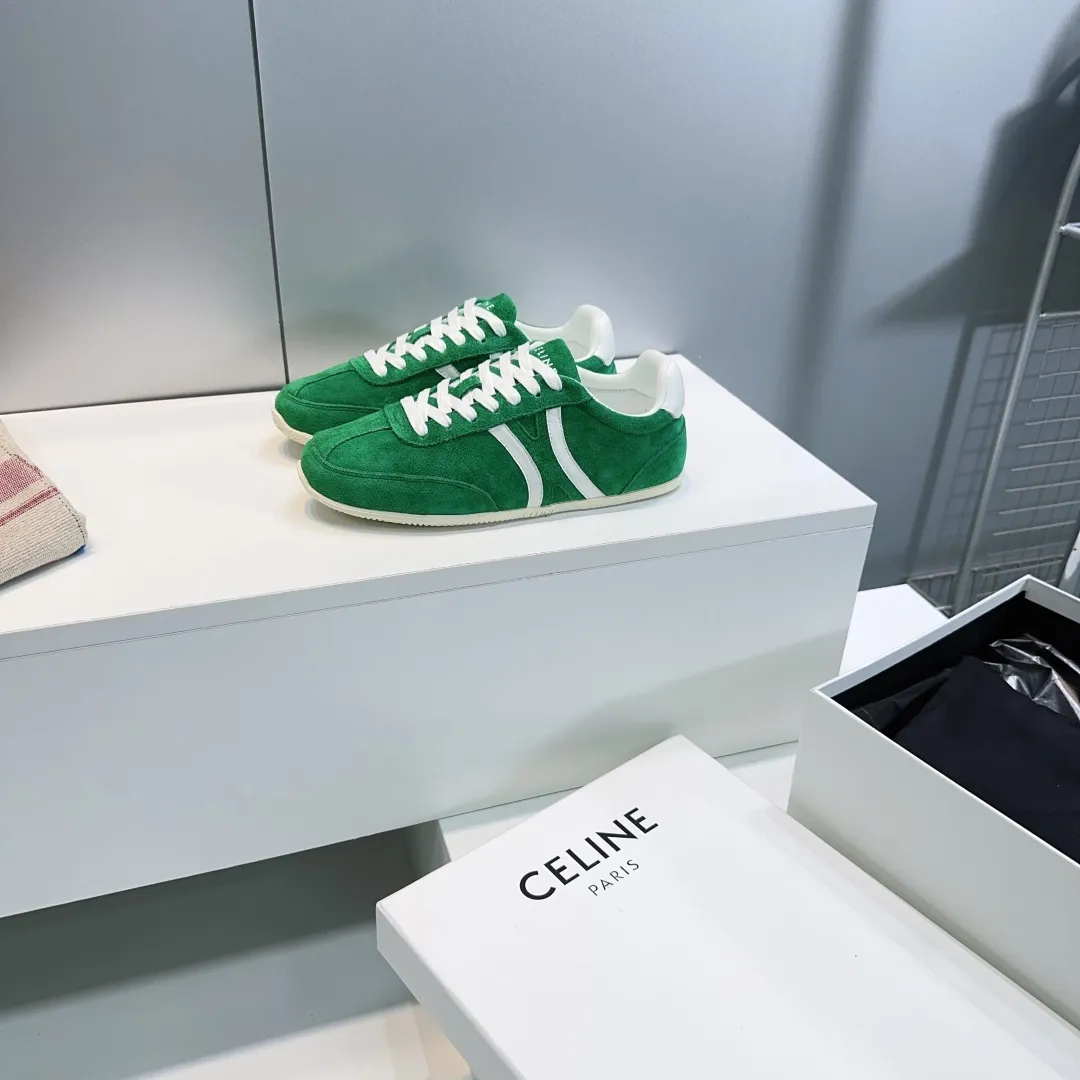 CELINE 2025SS グリーン ケルンゲートスニーカー - 画像 (4)
