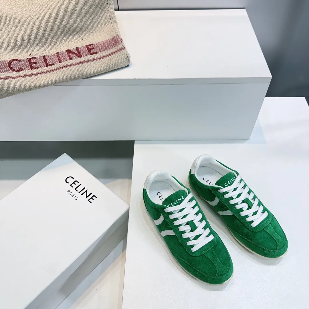 CELINE 2025SS グリーン ケルンゲートスニーカー - 画像 (6)