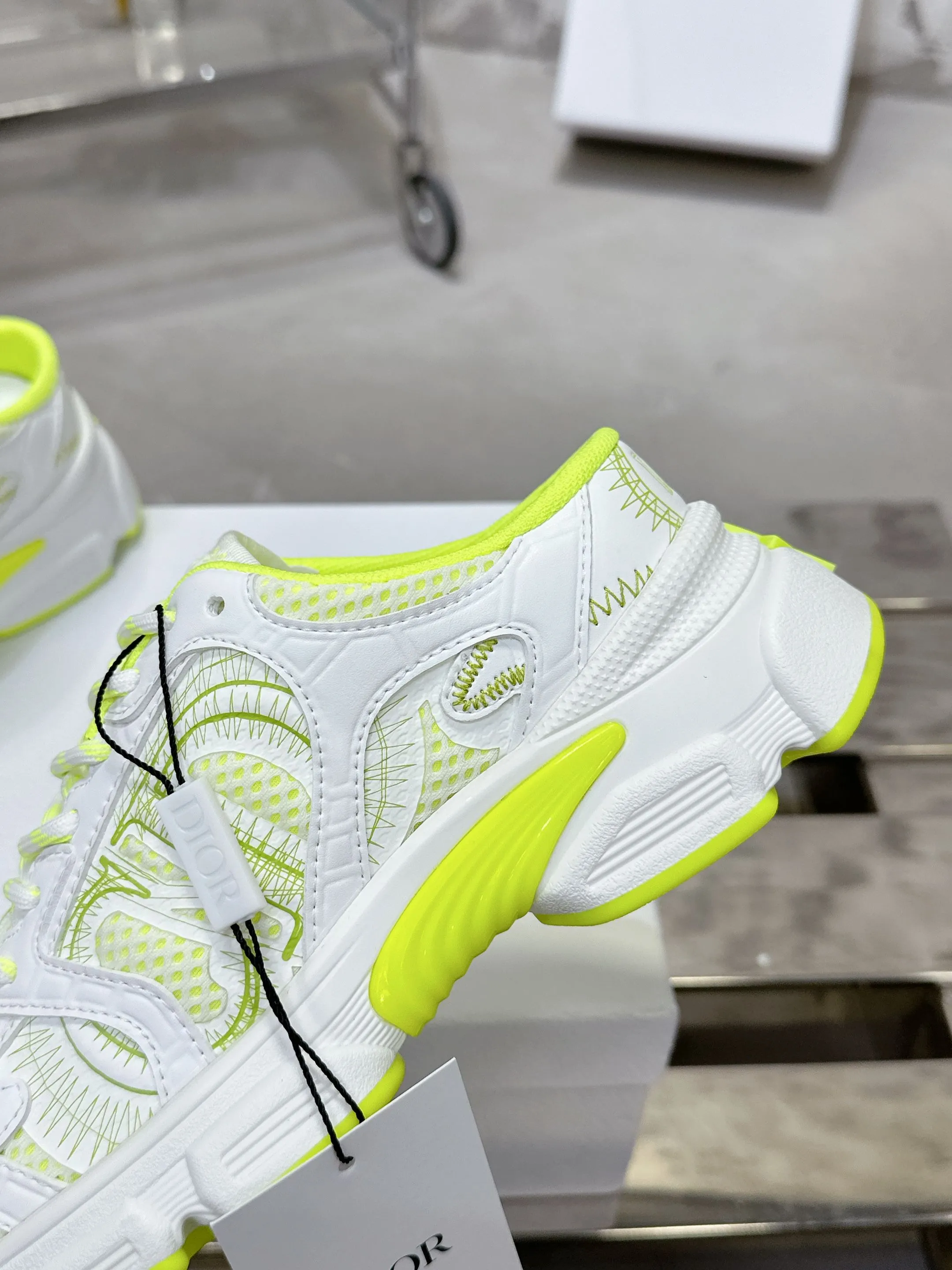 DIOR CHRONO ホワイトイエロー オールドパップシューズ - 画像 (10)