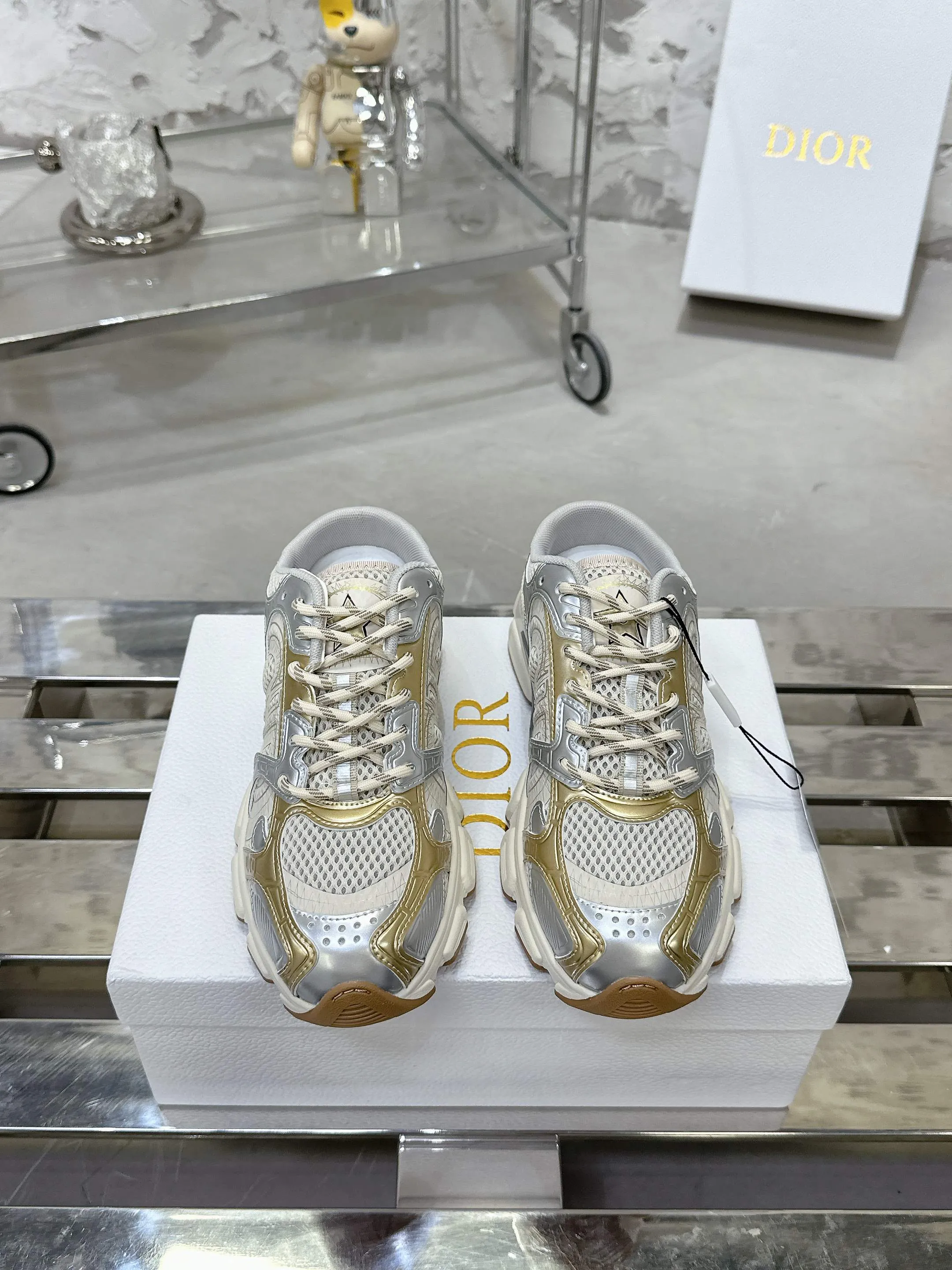 Christian Dior シルバー クロノスニーカー - 画像 (6)