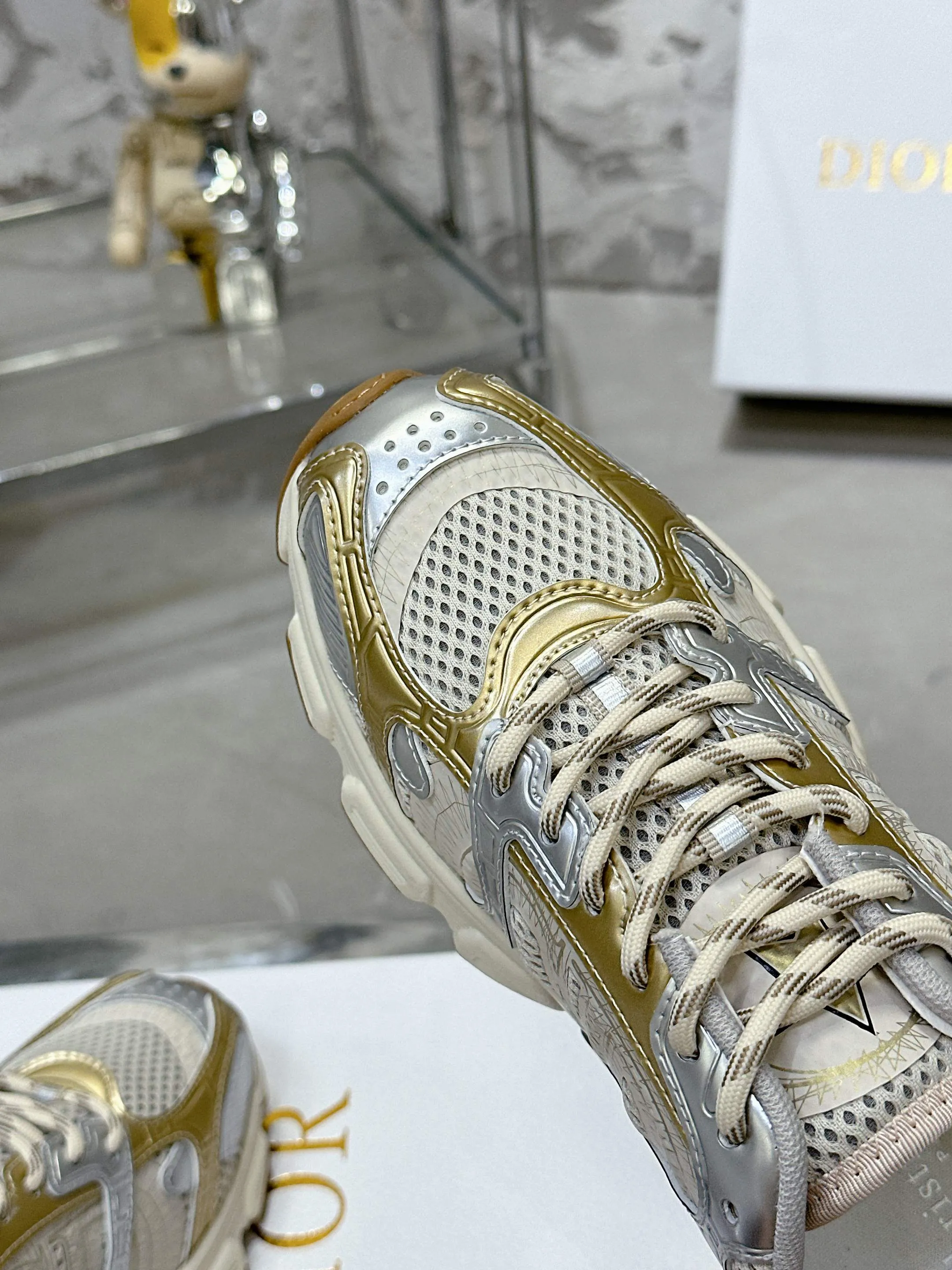 Christian Dior シルバー クロノスニーカー - 画像 (7)