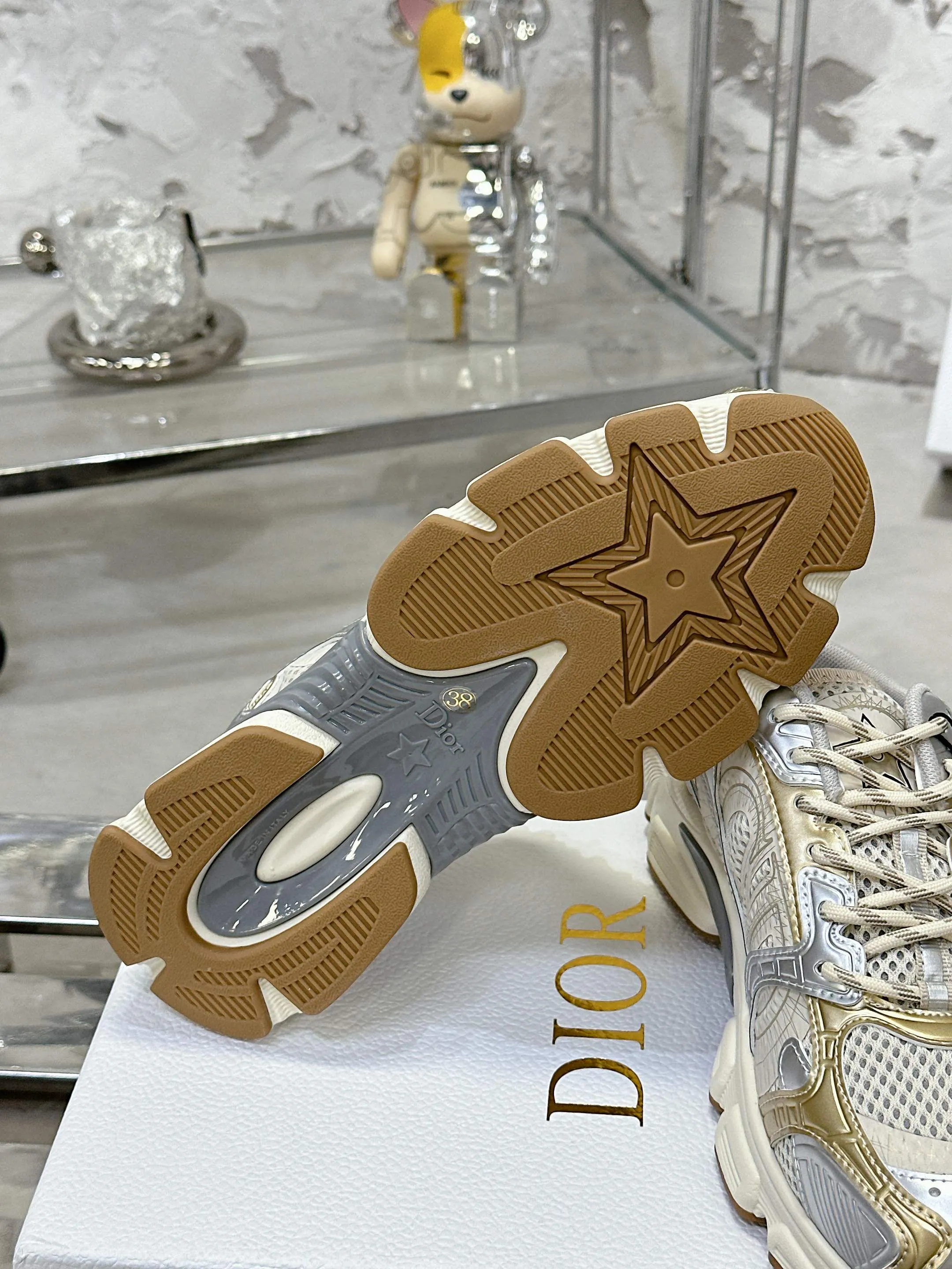 Christian Dior シルバー クロノスニーカー - 画像 (9)