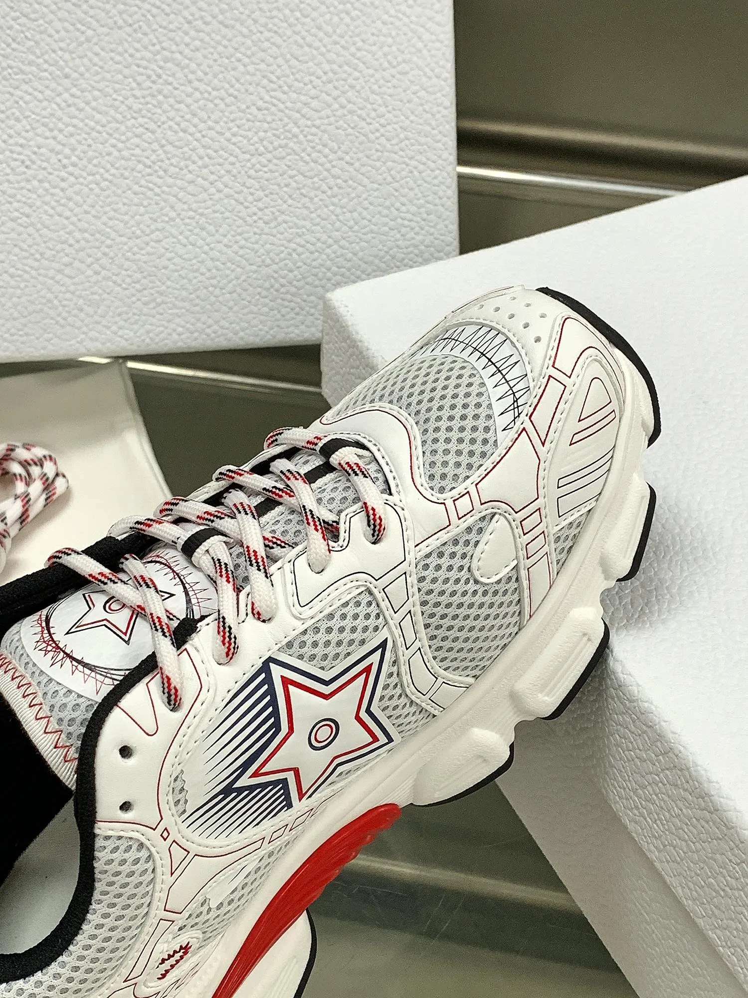 Dior 2024 Chrono 白黒厚底スニーカー - 画像 (9)