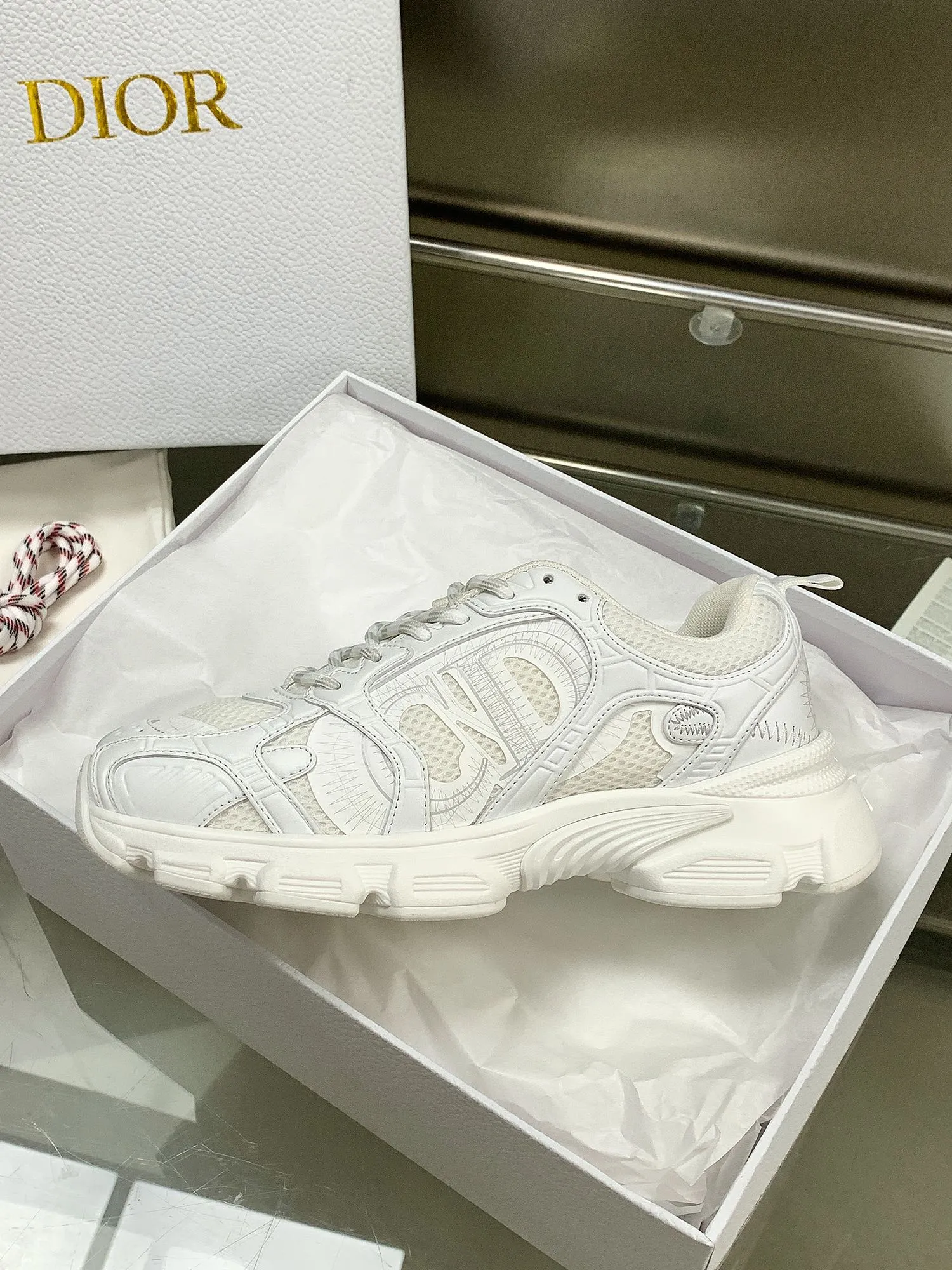 Christian Dior 白 Chronoスニーカー - 画像 (10)