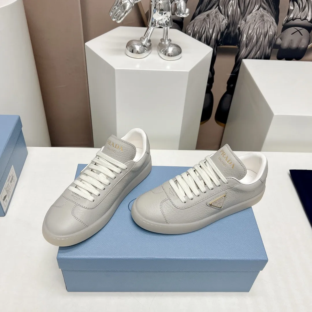 PRADA プラダ グレー 三角標休閒鞋 2024春季 - 画像 (5)