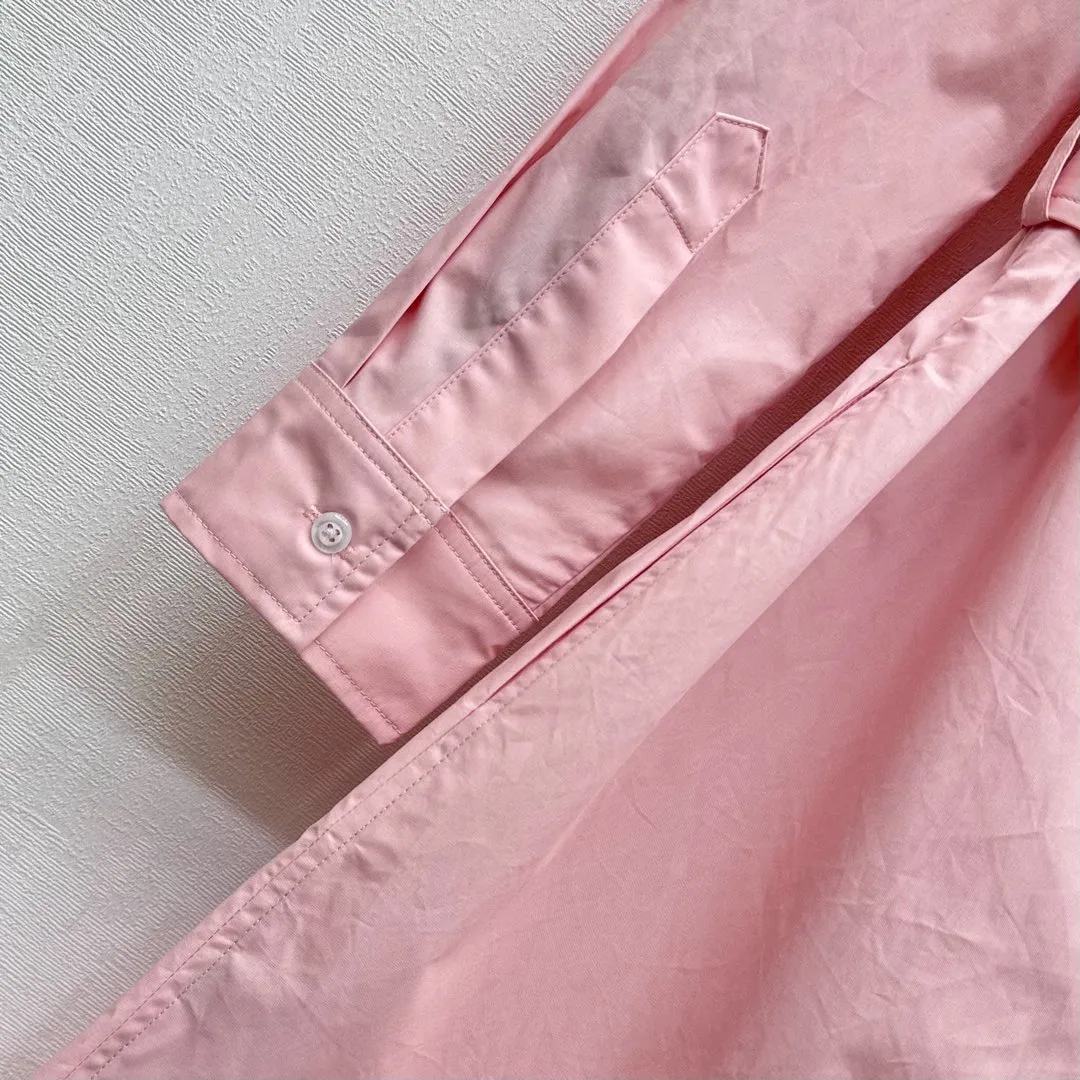 BURBERRY新作ピンク中くらいの長さトレンチコート - 画像 (8)