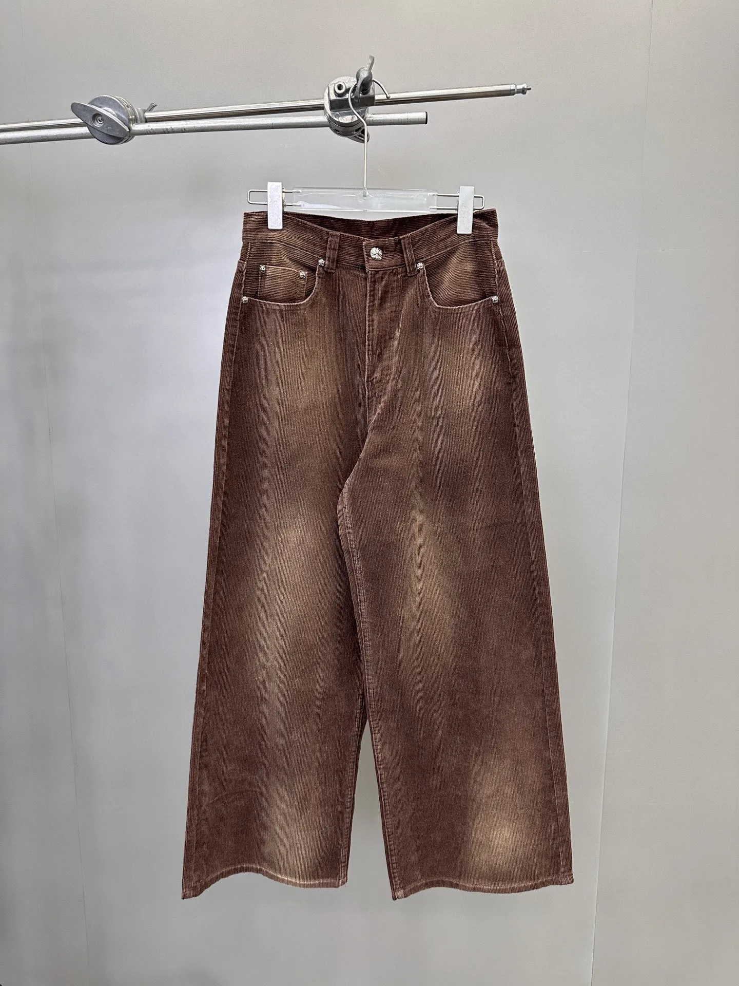 新款カジュアルパンツブラウンスタイル