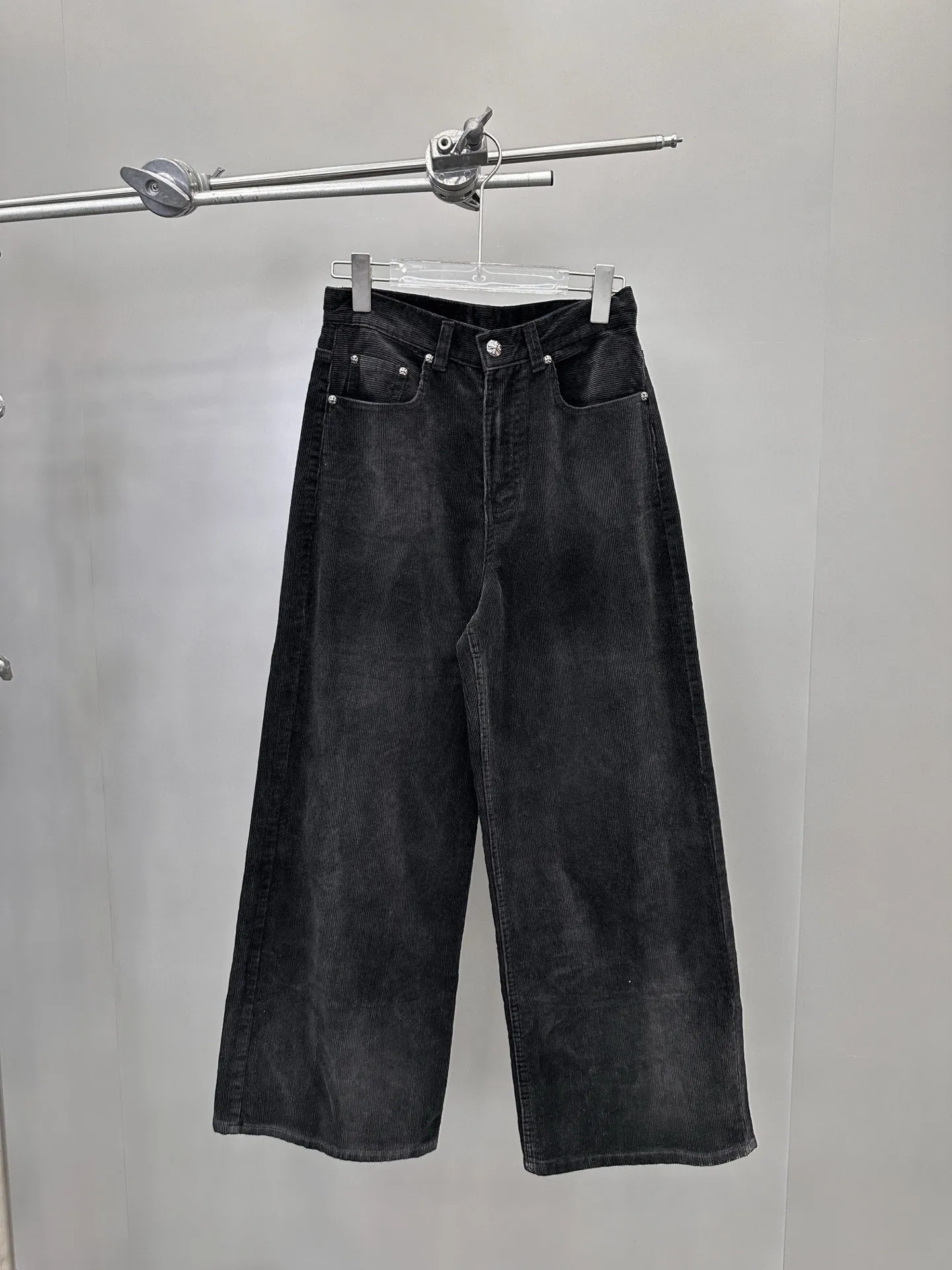 Chrome Hearts 黒色ワイドパンツ SMLサイズ