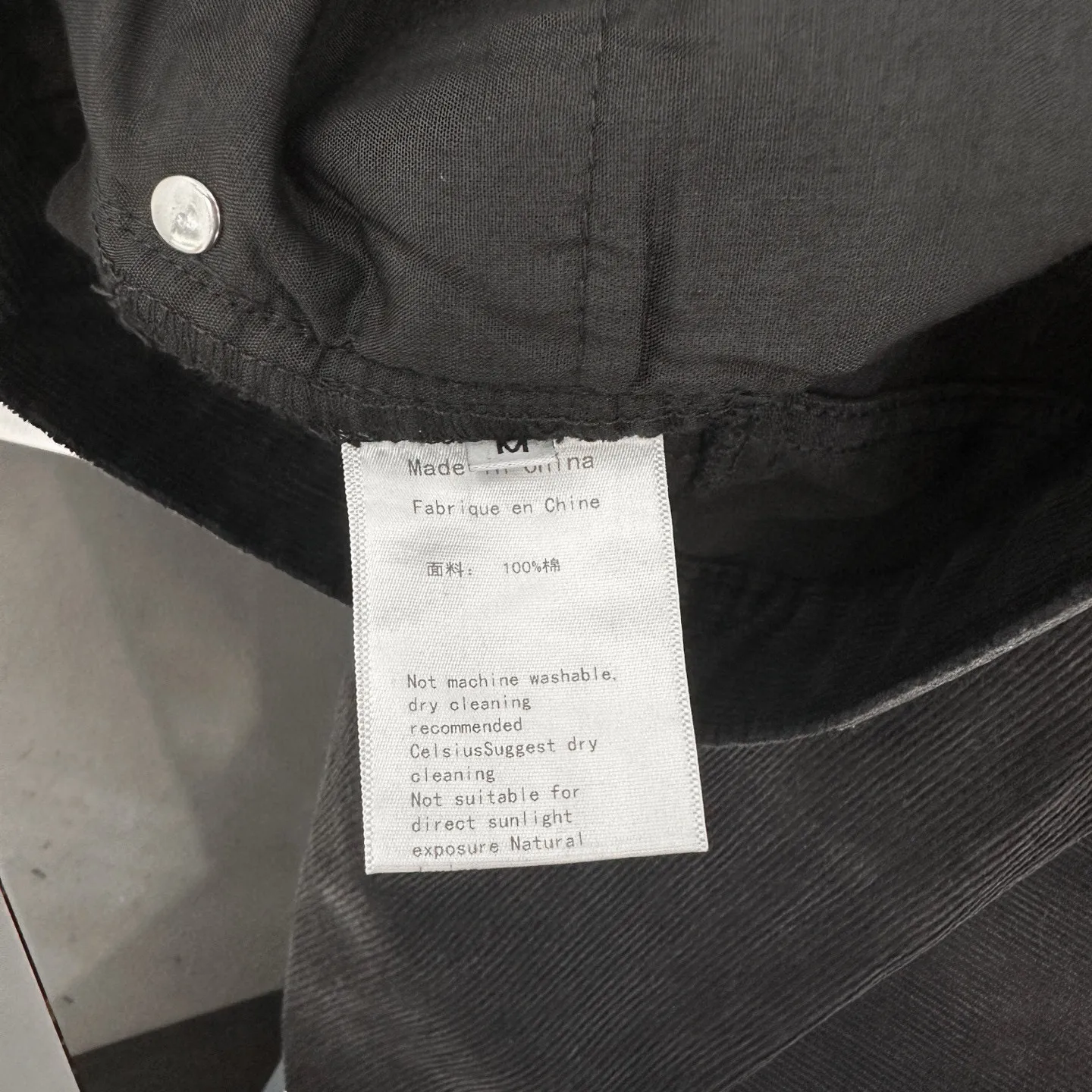 Chrome Hearts 黒色ワイドパンツ SMLサイズ - 画像 (4)