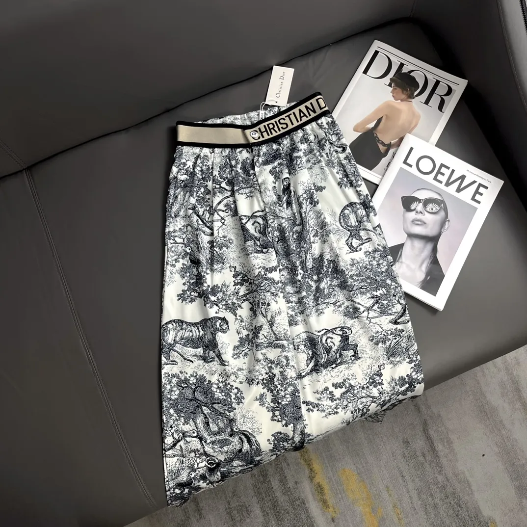 Christian Dior 白黒動物柄リラックスパンツ - 画像 (6)