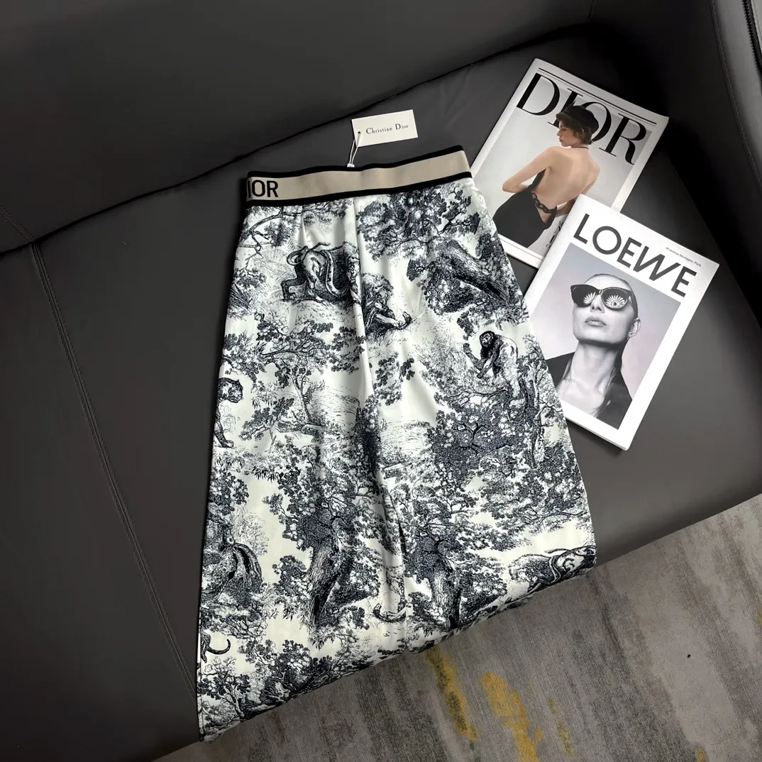 Christian Dior 白黒動物柄リラックスパンツ - 画像 (7)