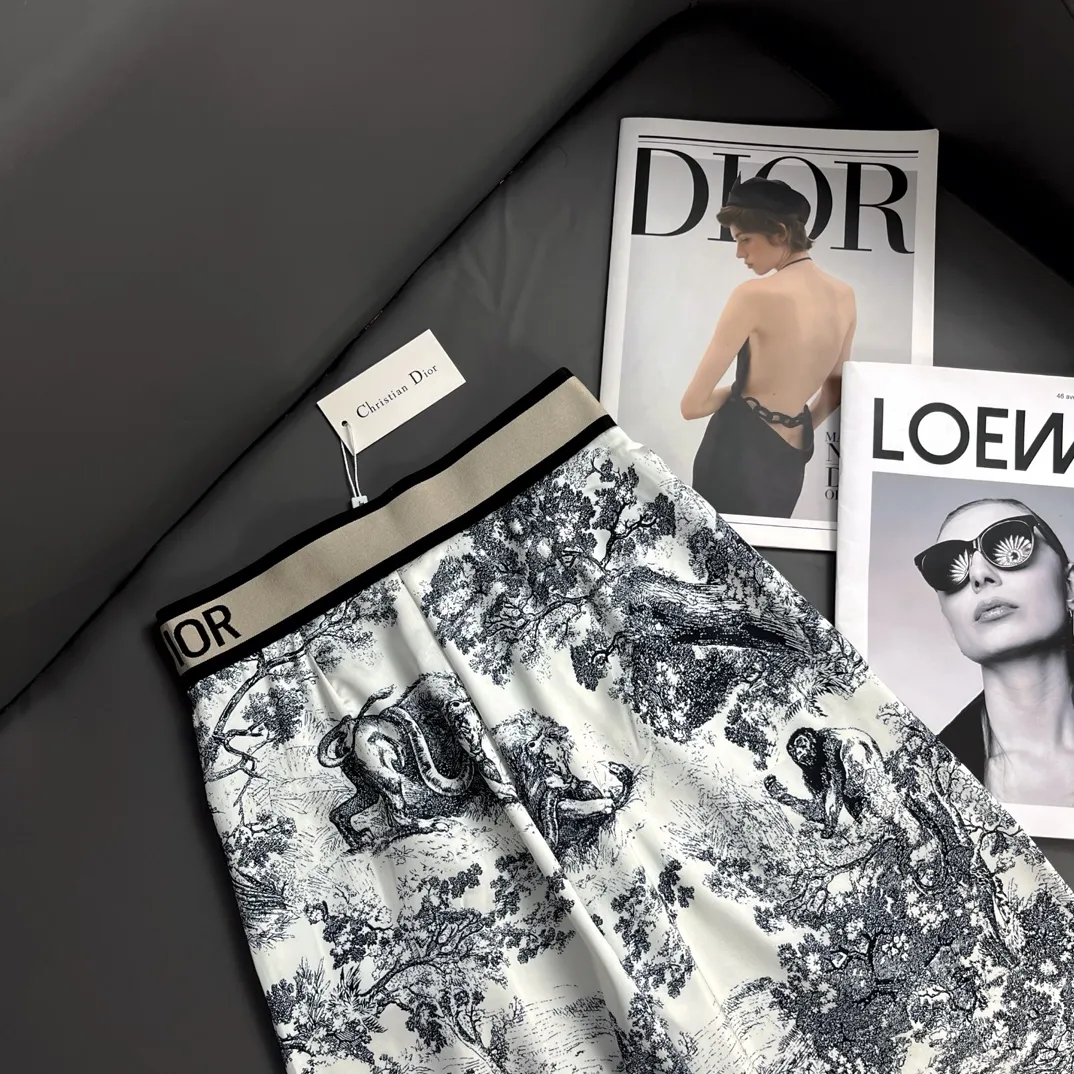 Christian Dior 白黒動物柄リラックスパンツ - 画像 (10)