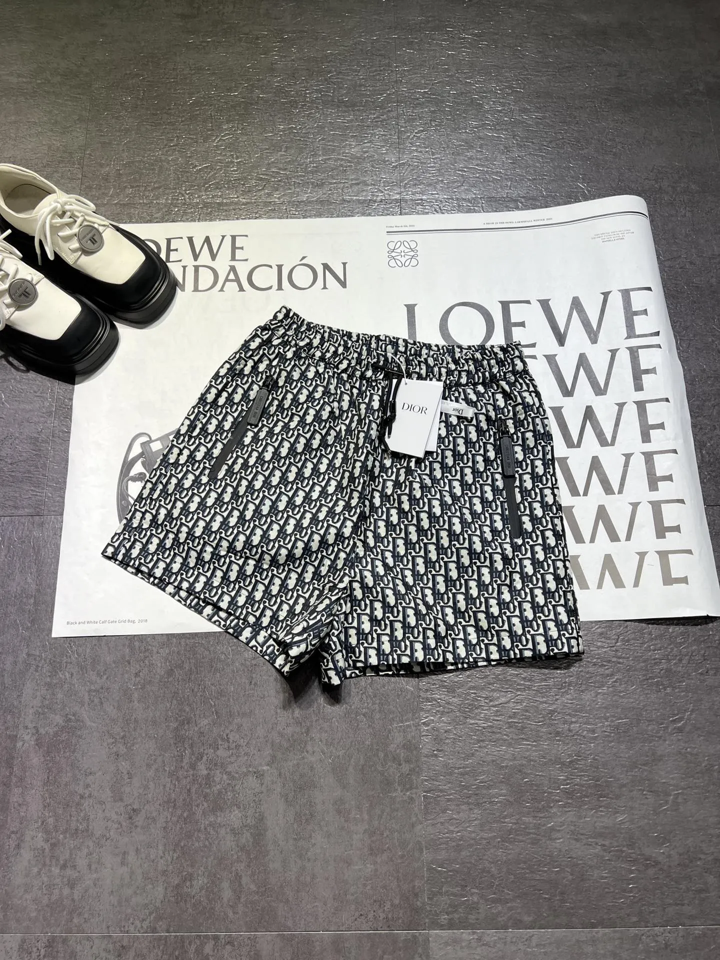 Christian Dior ブラック Jacquard ショーツ SML