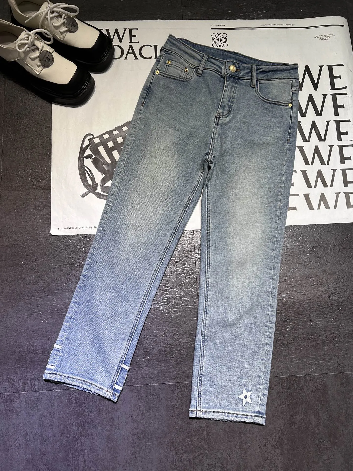 MissDior 25周年9点ジーンズホワイトブルー SMLサイズ - 画像 (3)