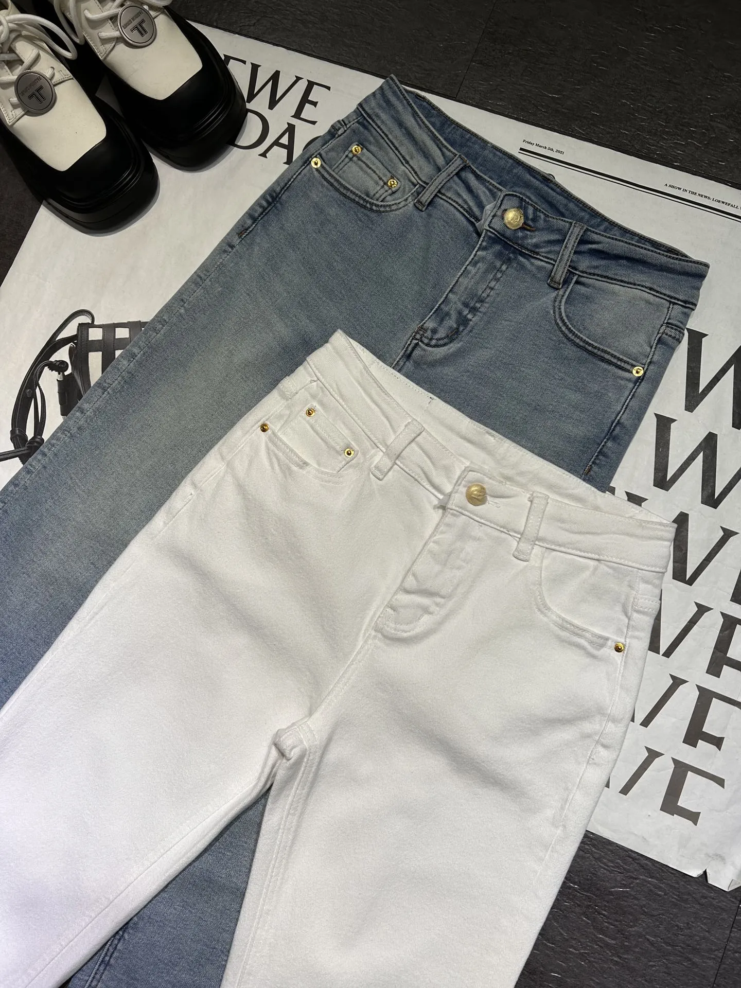 MissDior 25周年9点ジーンズホワイトブルー SMLサイズ - 画像 (6)