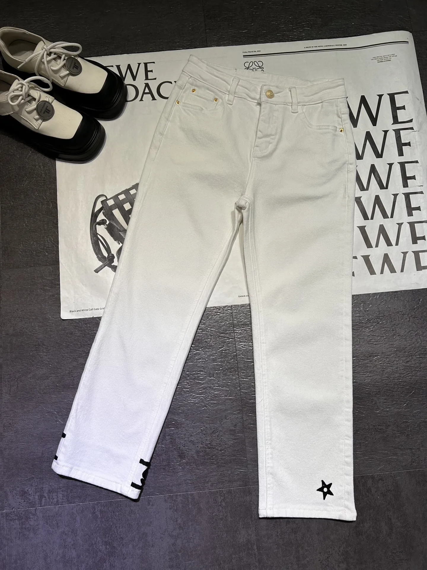 MissDior 25周年9点ジーンズホワイトブルー SMLサイズ - 画像 (9)