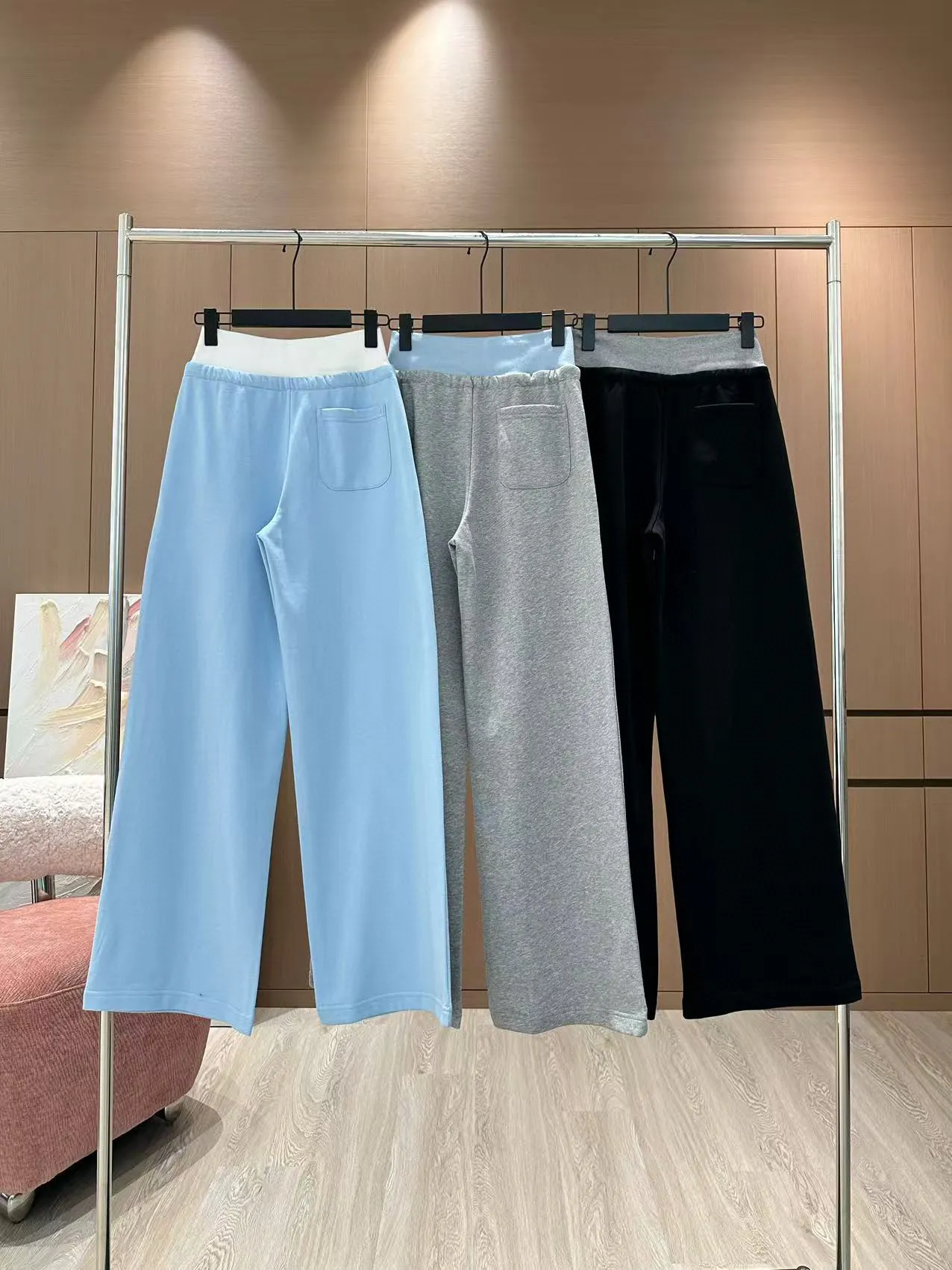 Hermes スポーツパンツブルーグレーブラック - 画像 (3)