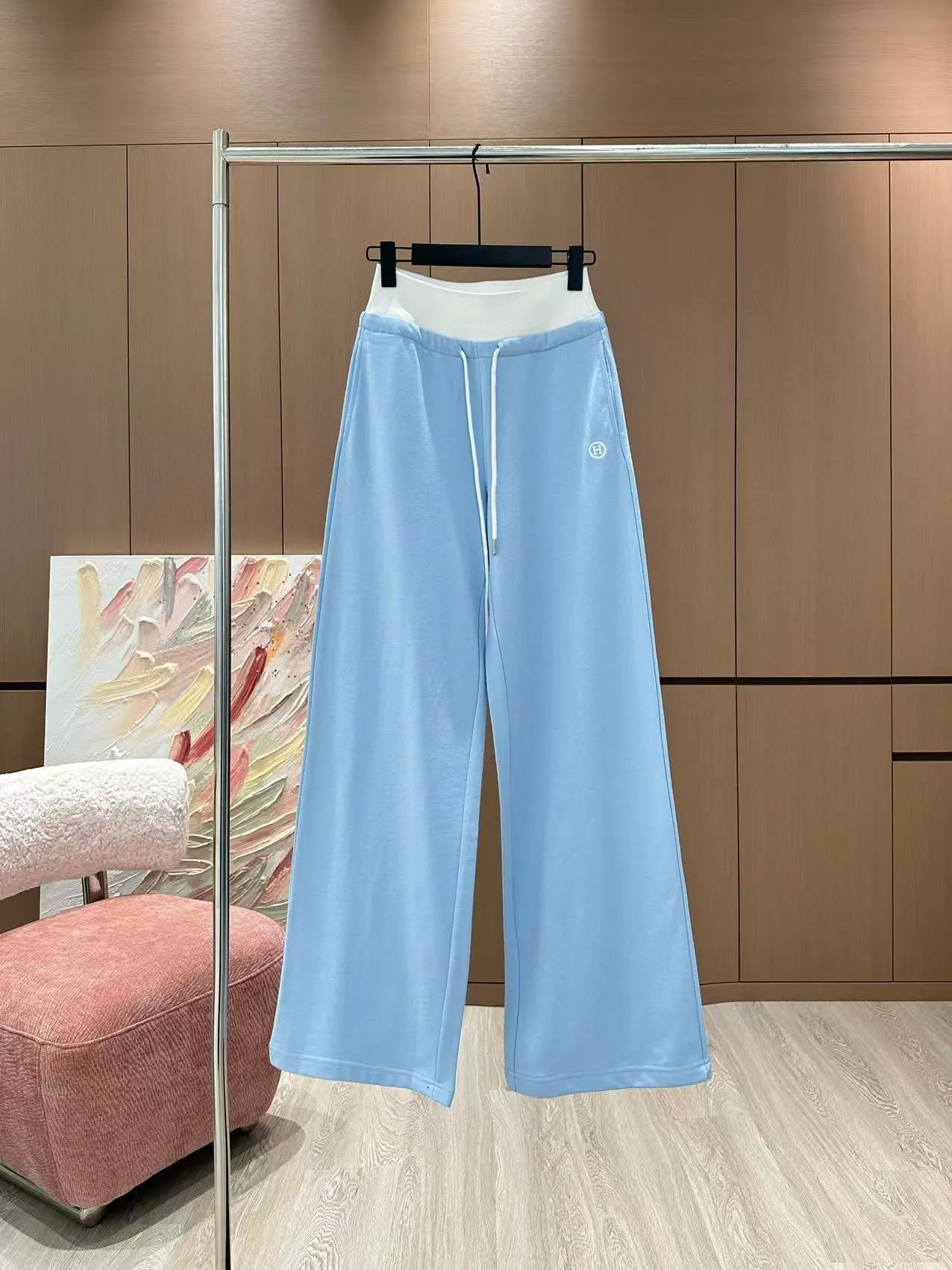 Hermes スポーツパンツブルーグレーブラック - 画像 (5)