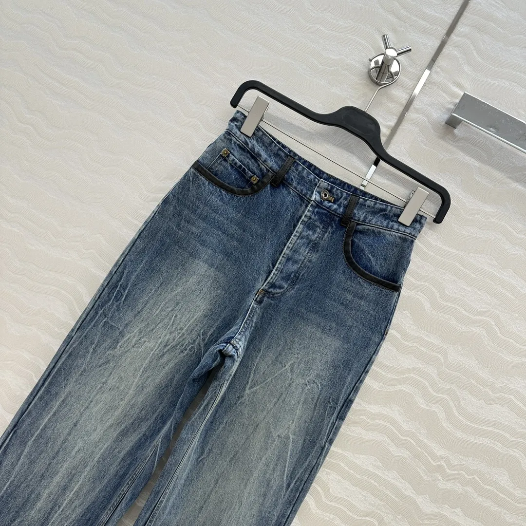 Miu Miu ブルー直筒デニムパンツ - 画像 (3)