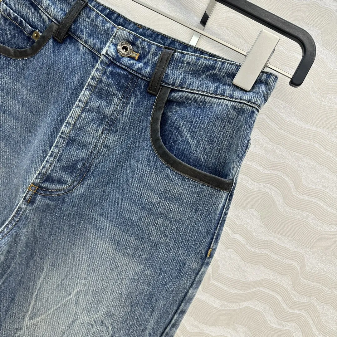 Miu Miu ブルー直筒デニムパンツ - 画像 (4)