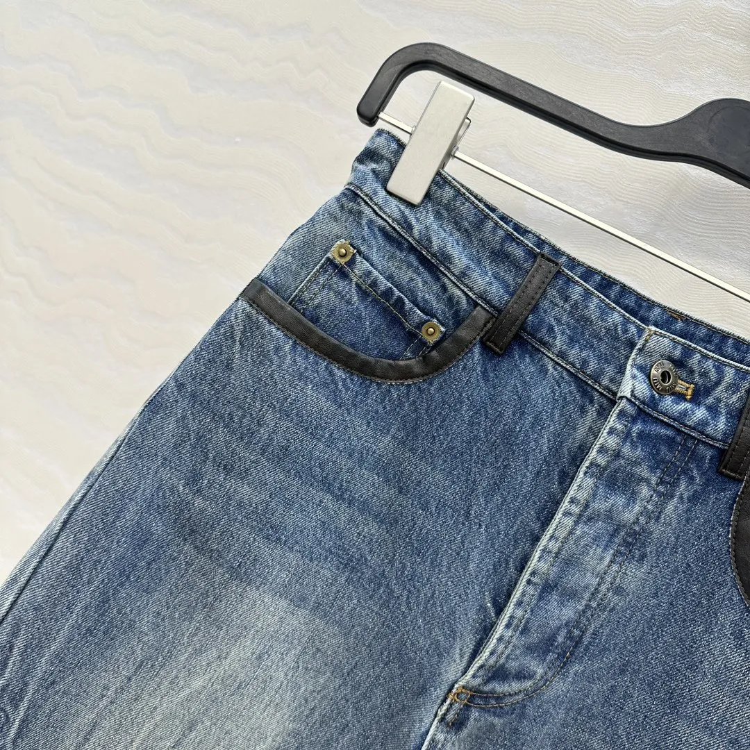 Miu Miu ブルー直筒デニムパンツ - 画像 (5)