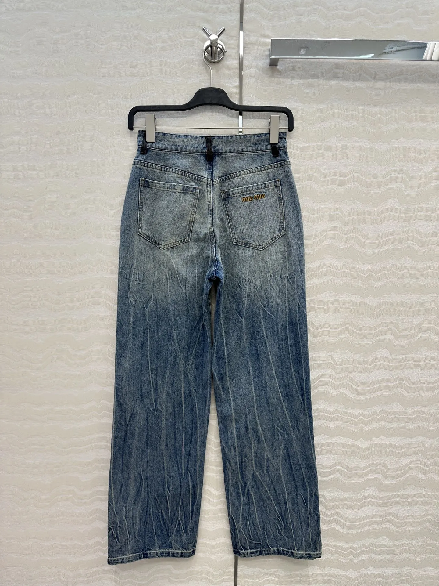 Miu Miu ブルー直筒デニムパンツ - 画像 (9)