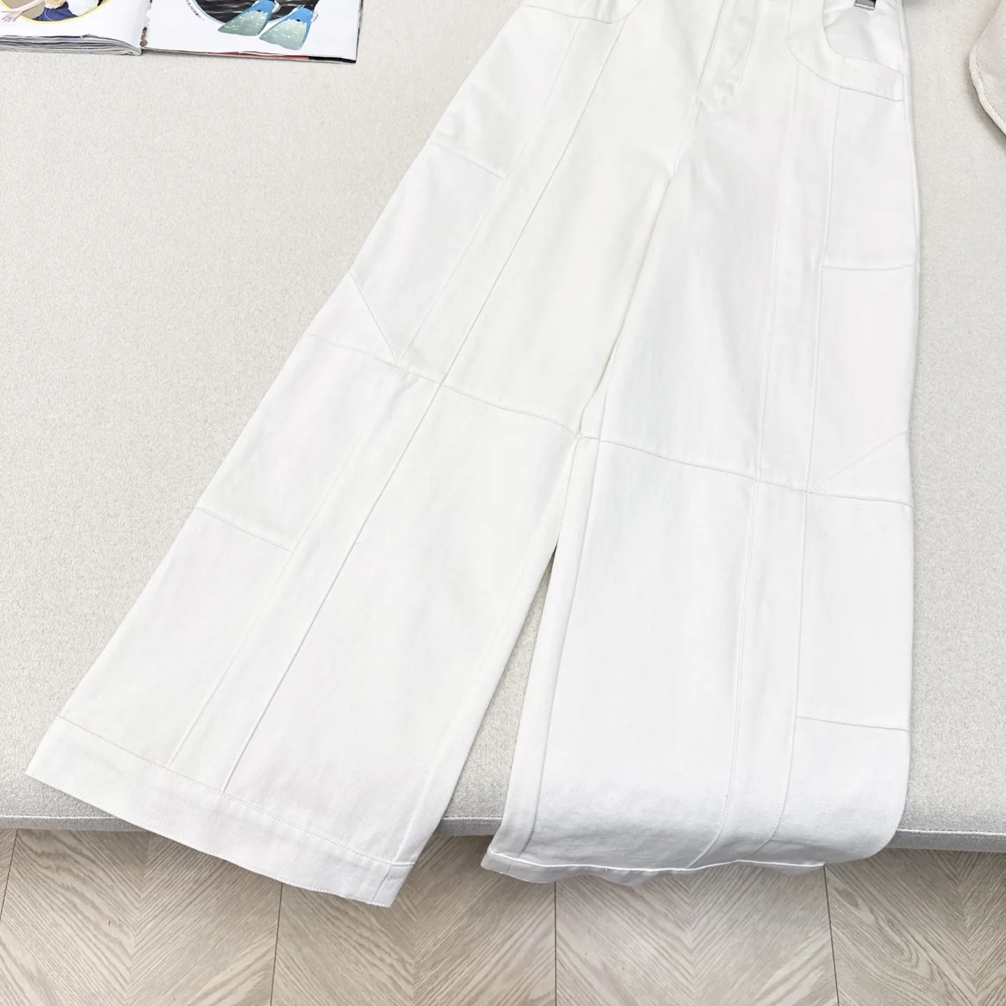 Miu Miu 25Ss ホワイト ワークパンツ - 画像 (7)