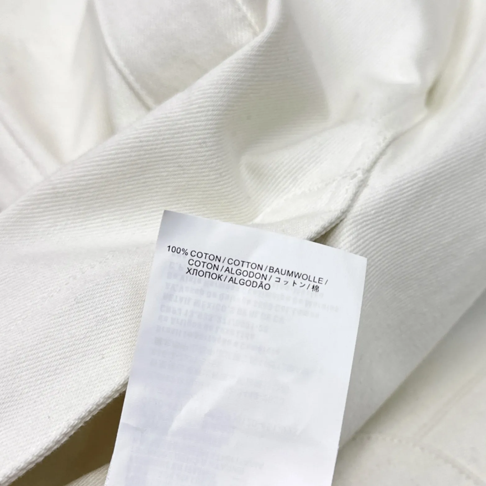 Miu Miu 25Ss ホワイト ワークパンツ - 画像 (10)