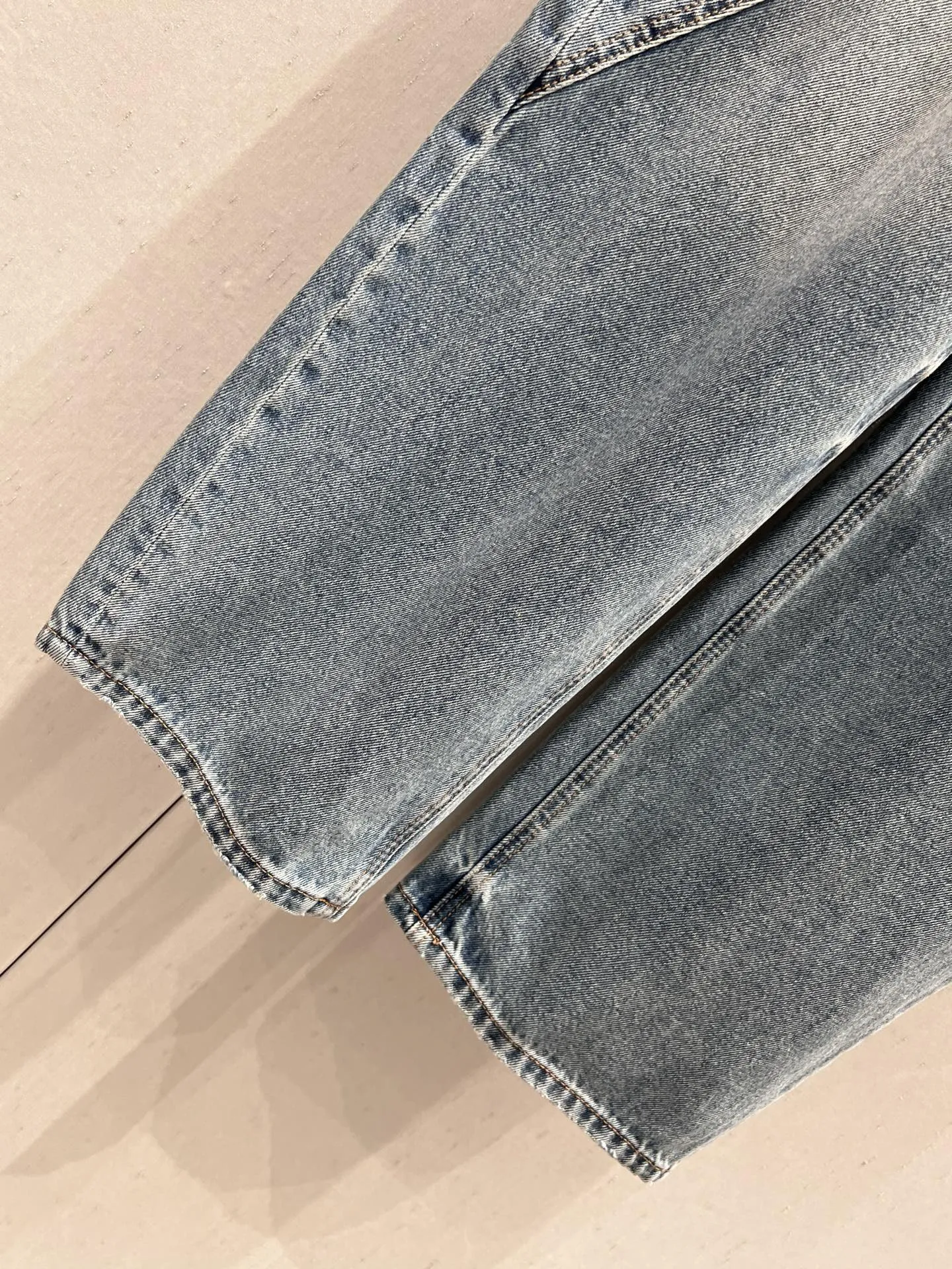 プラダ25Ssブルーグラデーション刺繍デニムパンツ - 画像 (7)