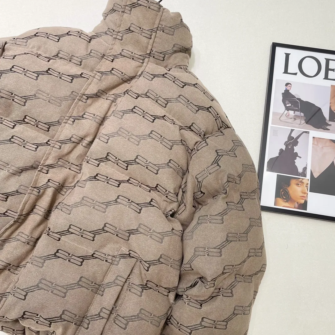 Balenciaga BBロゴダウンジャケット ベージュ - 画像 (4)