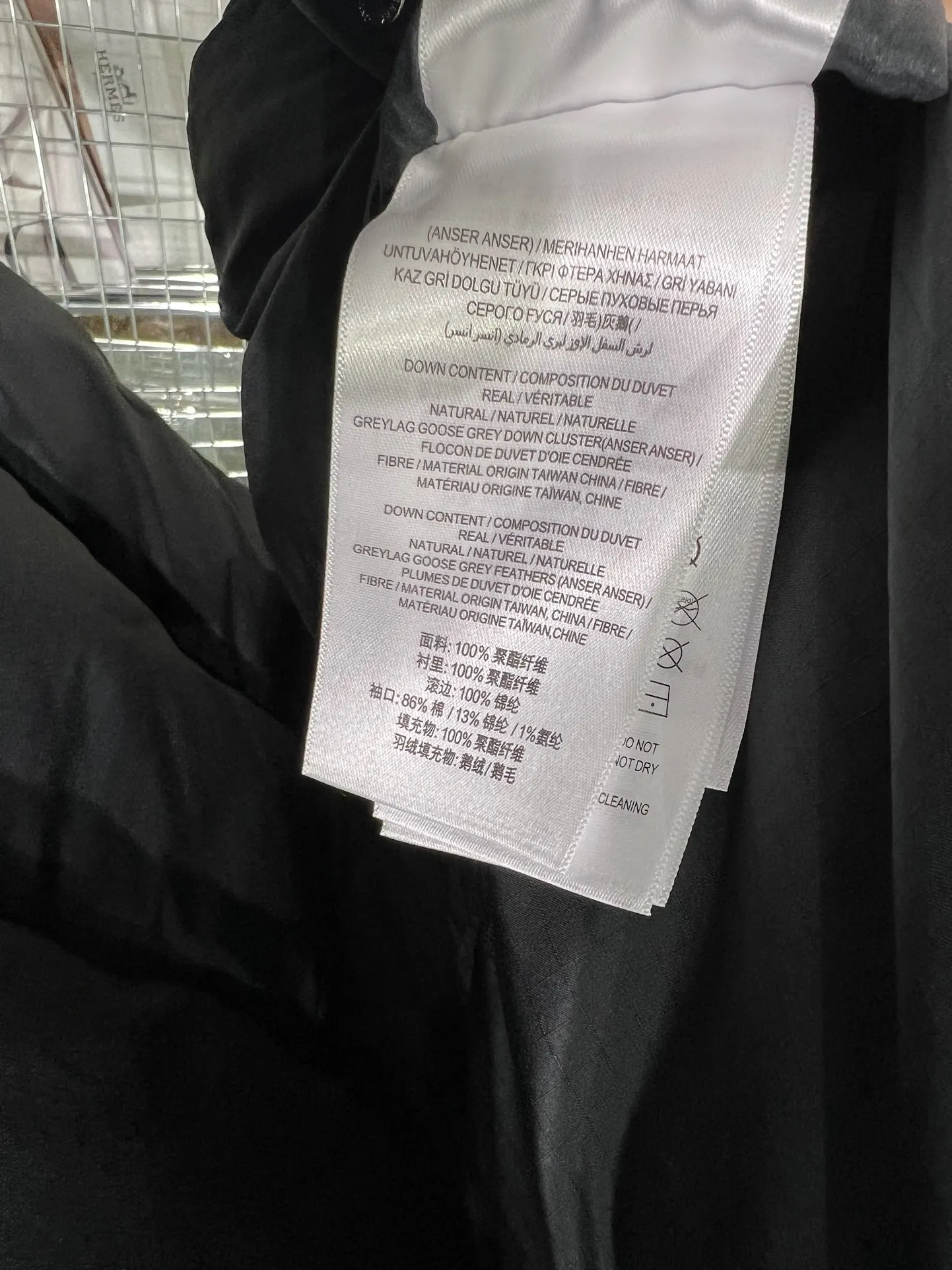 Burberry ネイビーチェックパーカーダウンジャケット - 画像 (9)