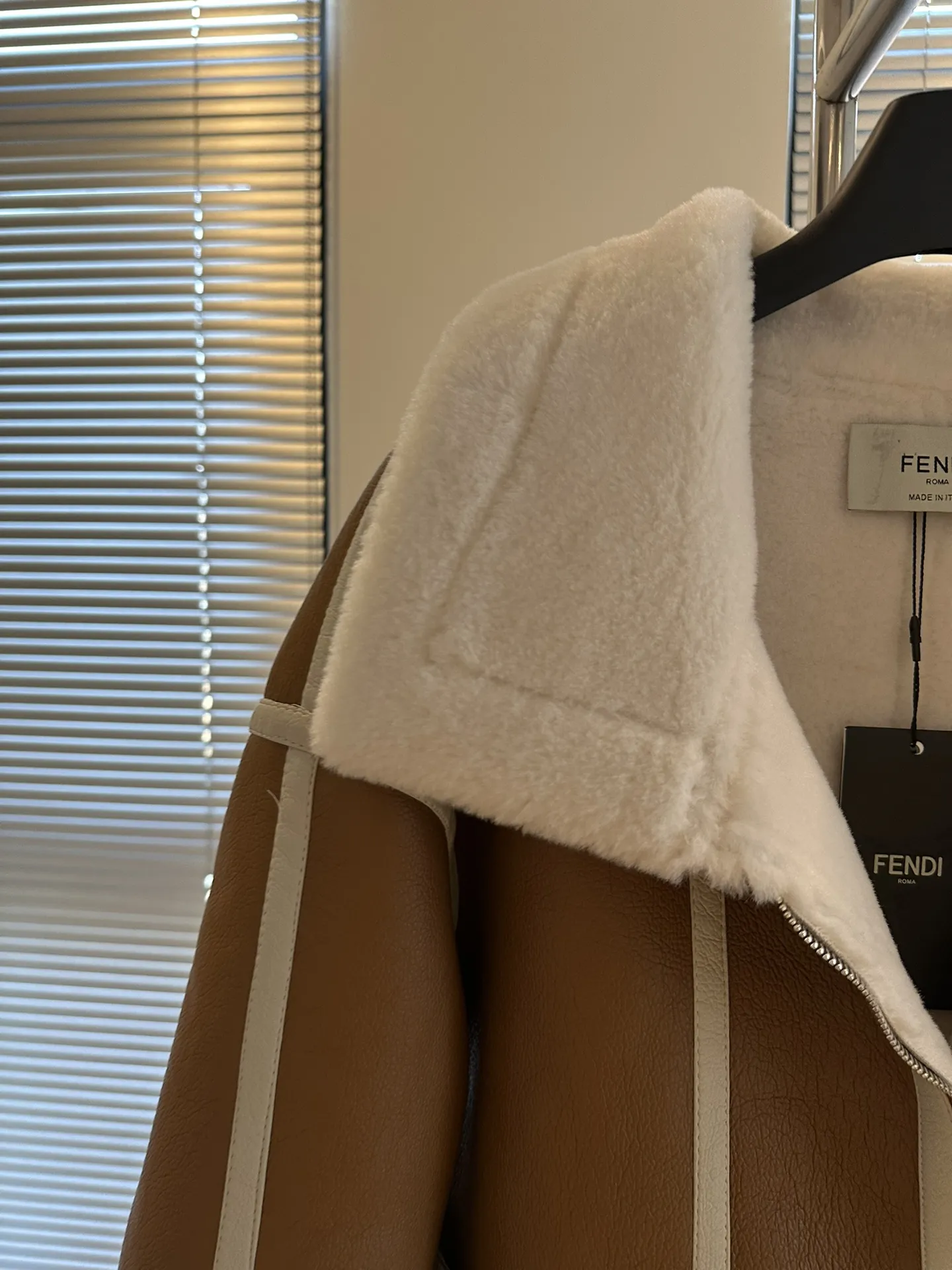 Fendi 茶色バイカージャケット - 画像 (4)