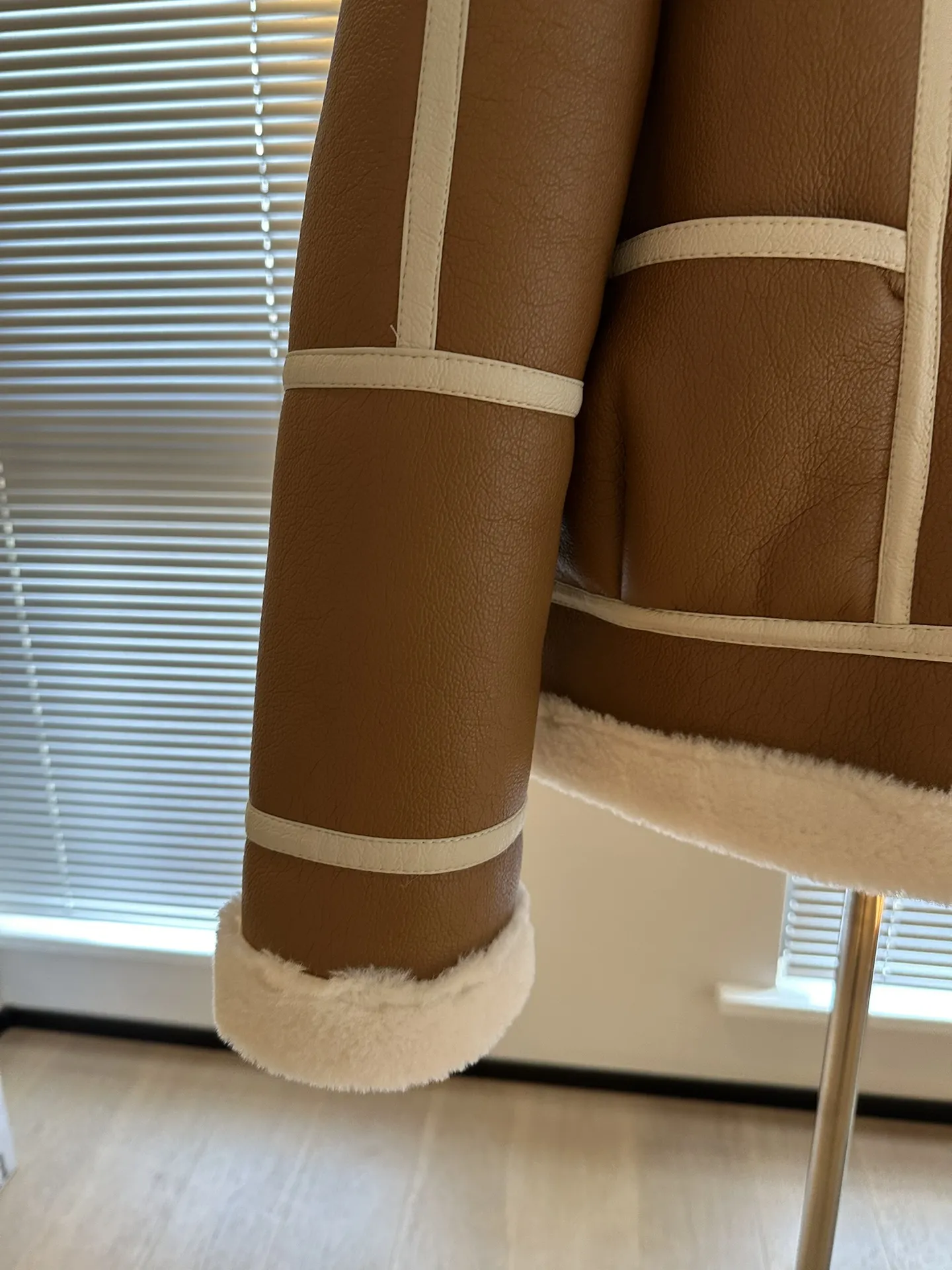 Fendi 茶色バイカージャケット - 画像 (5)