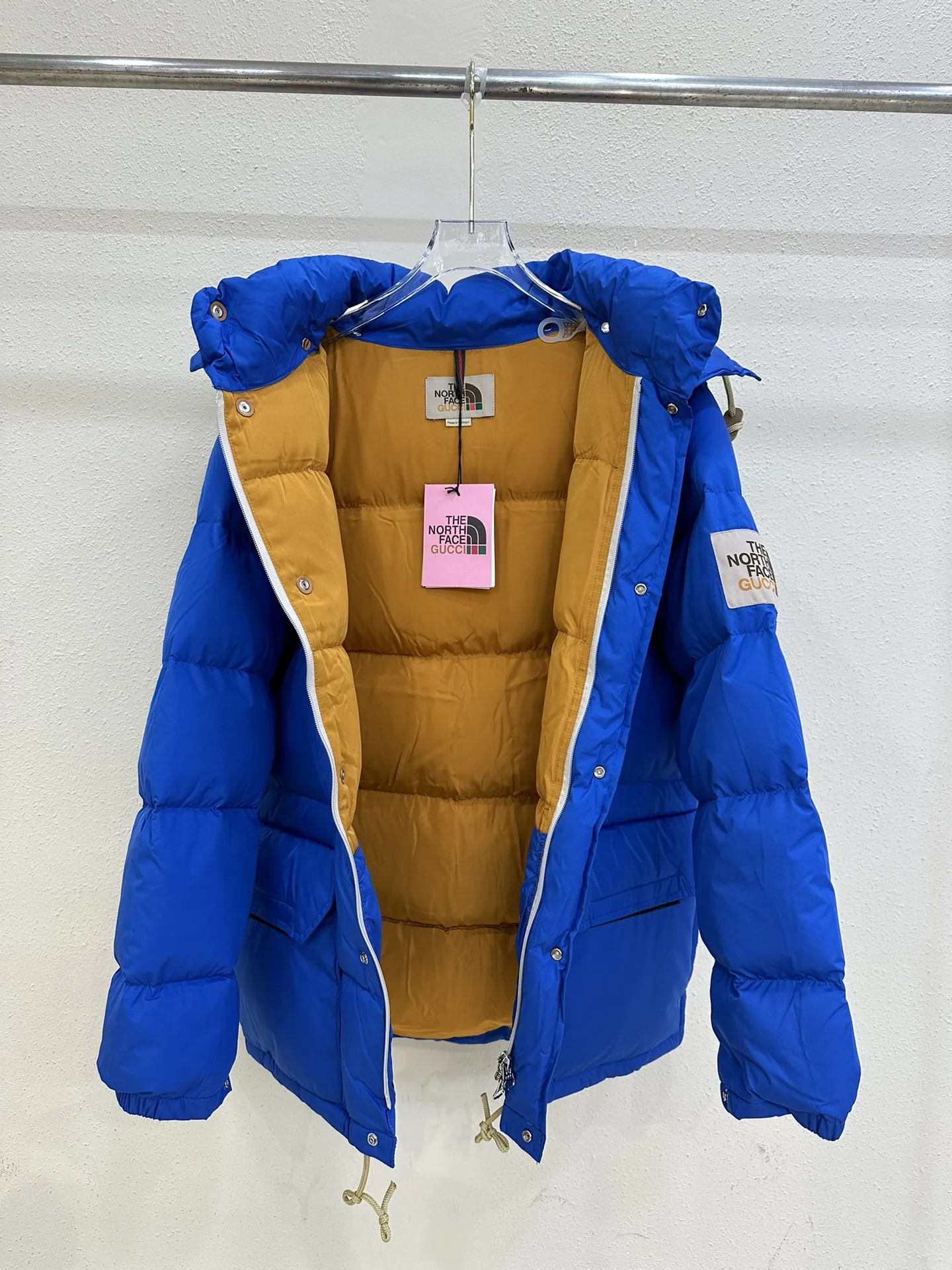 Gucci ブルー ダウンジャケットLサイズ - 画像 (4)