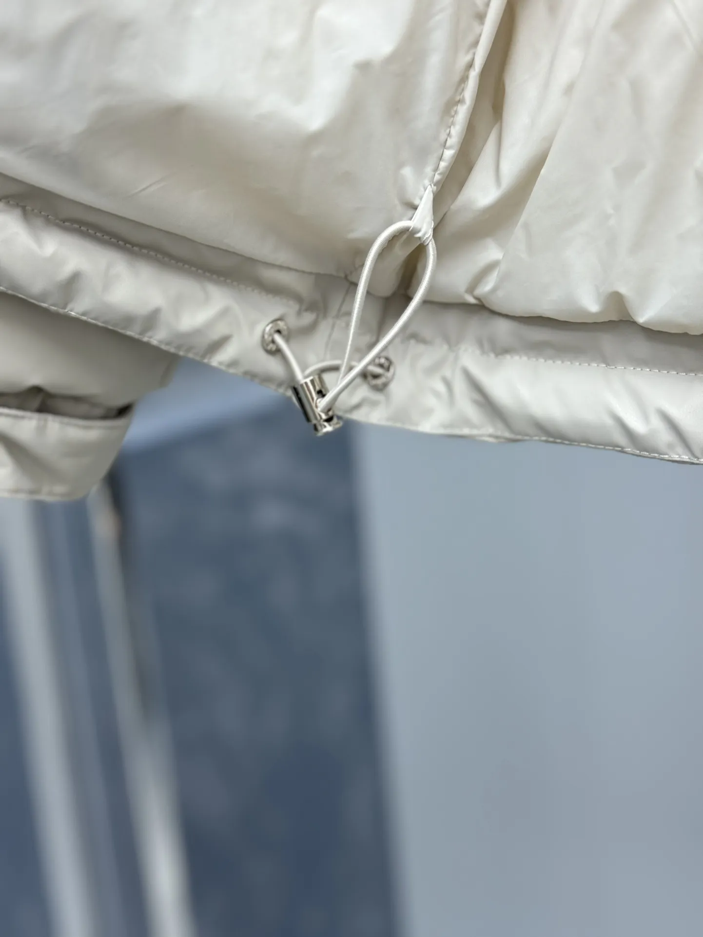 プラダ グレー ジッパーダウンジャケット - 画像 (8)