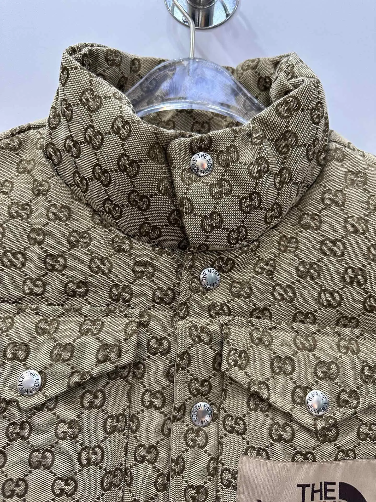 THE NORTH FACE カモフラージュベスト オリーブ - 画像 (4)