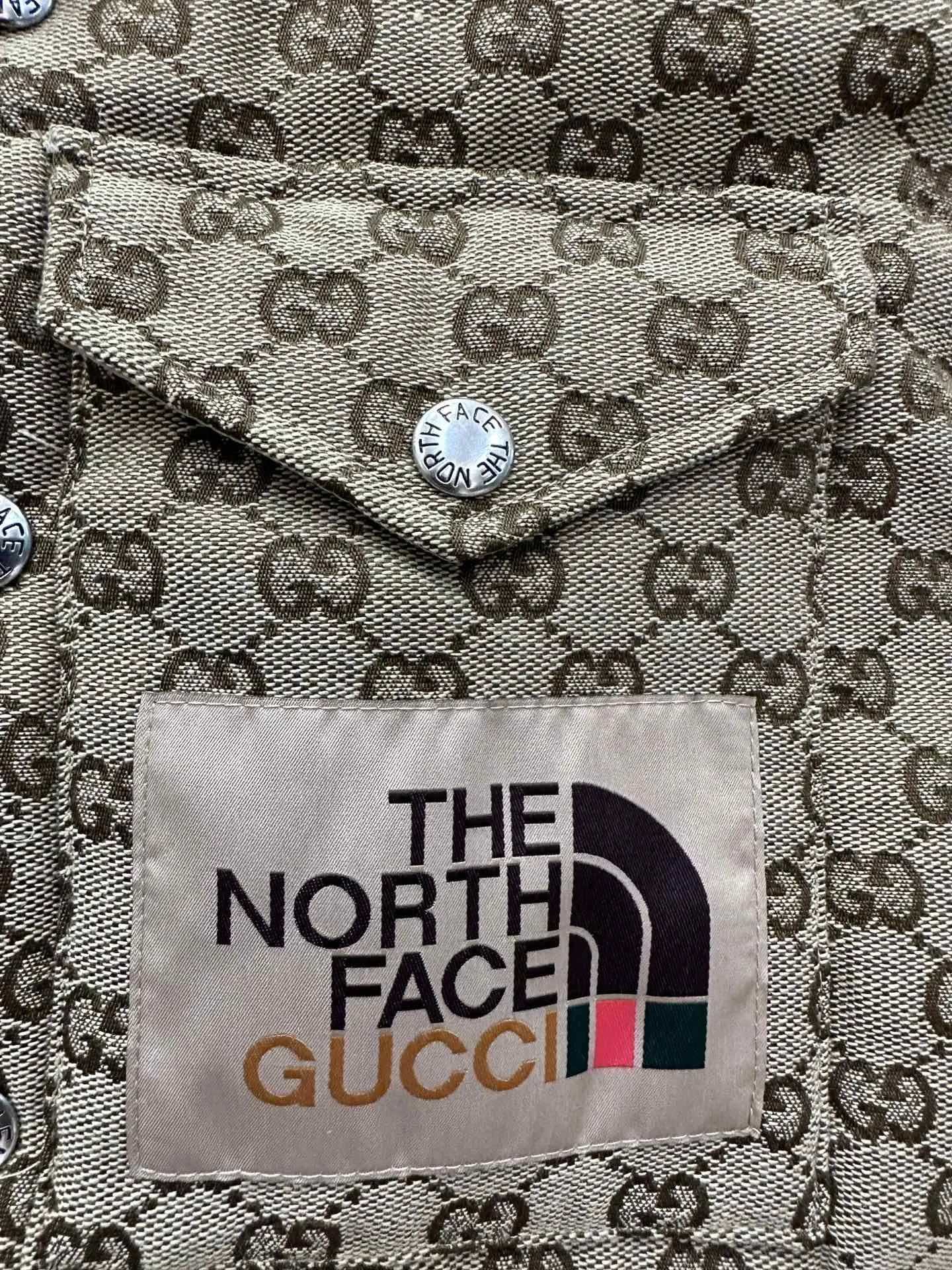 THE NORTH FACE カモフラージュベスト オリーブ - 画像 (5)