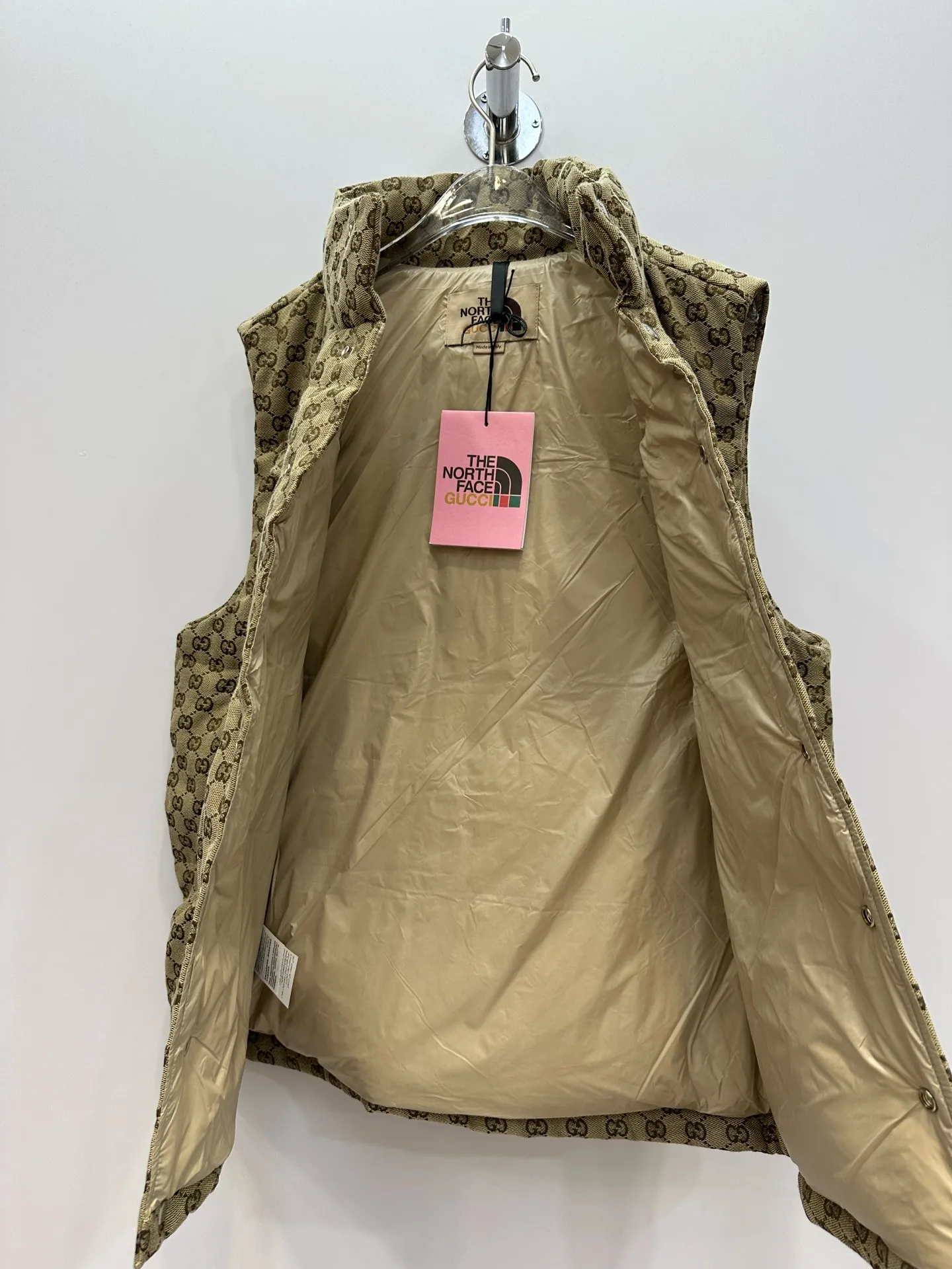 THE NORTH FACE カモフラージュベスト オリーブ - 画像 (6)