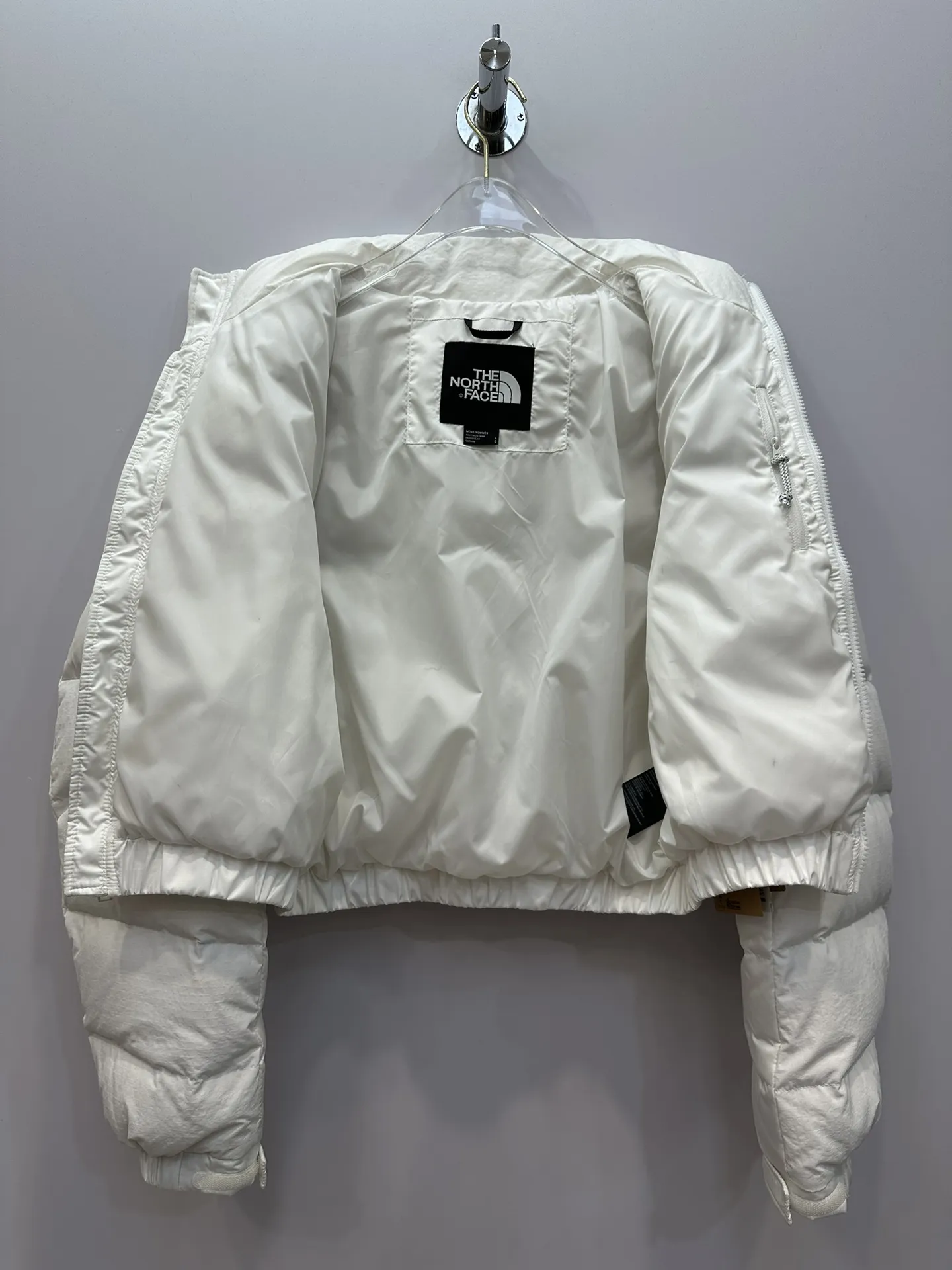 THE NORTH FACE ダークグレーダウンジャケット - 画像 (9)