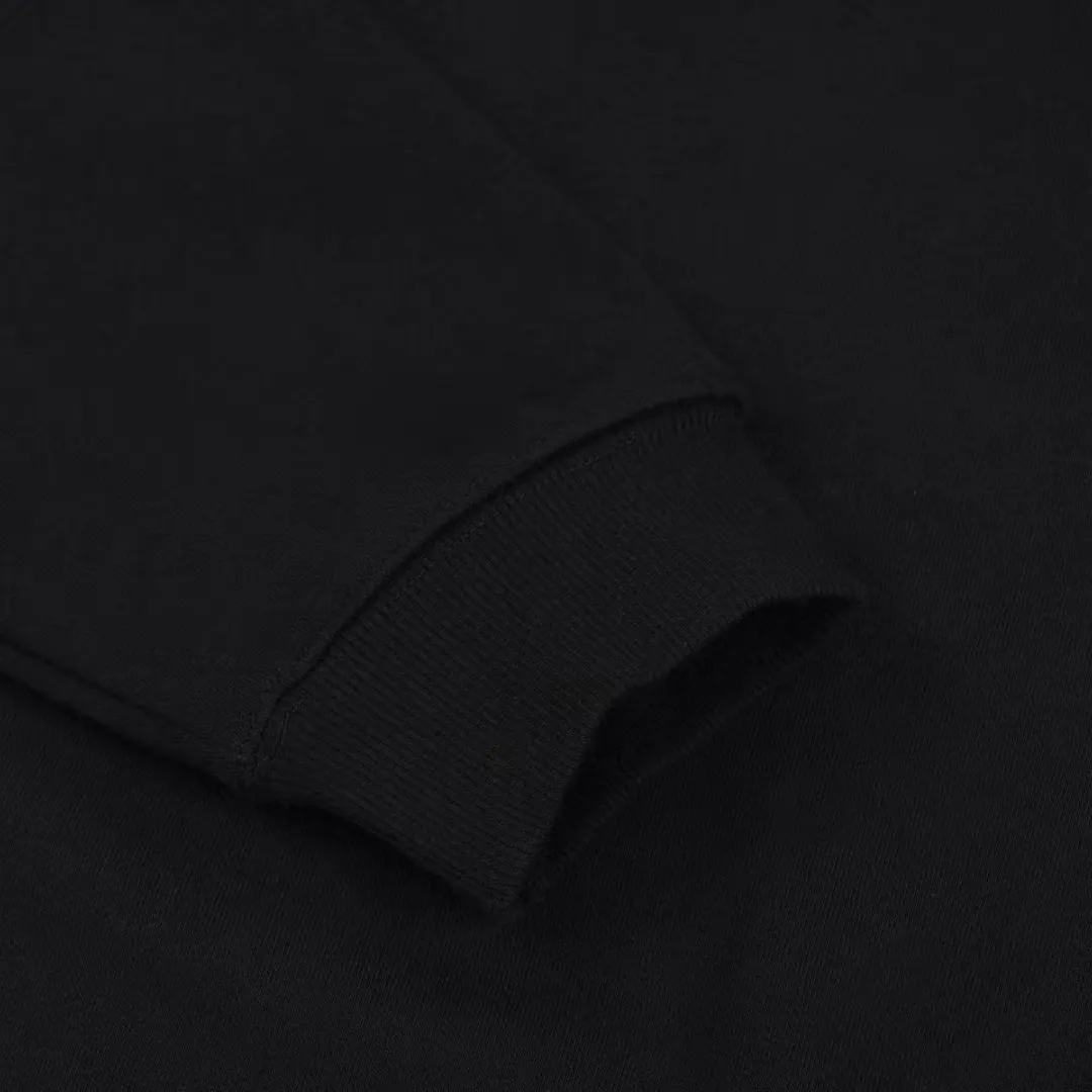 Balenciaga 2025SS 黒色プリント帽子パーカー - 画像 (8)