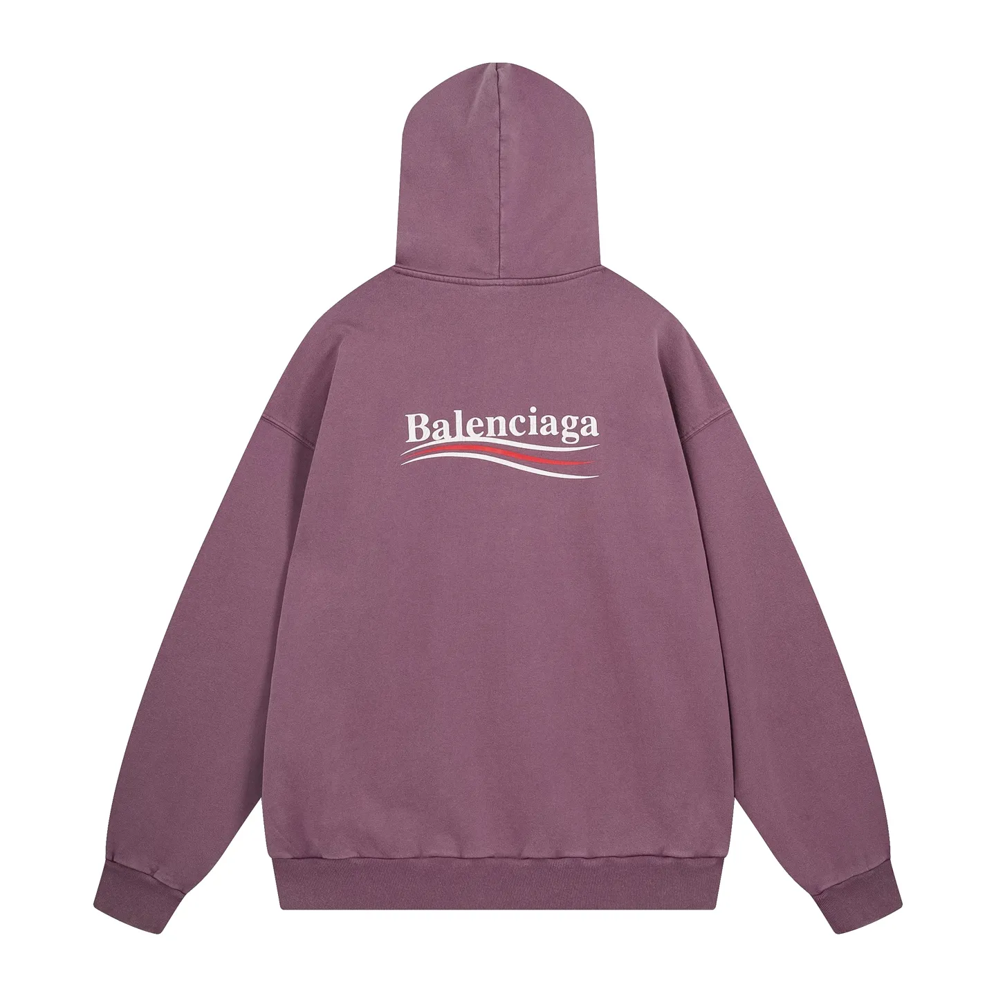 BALENCIAGA 紫コーラプリントのフードコート - 画像 (3)