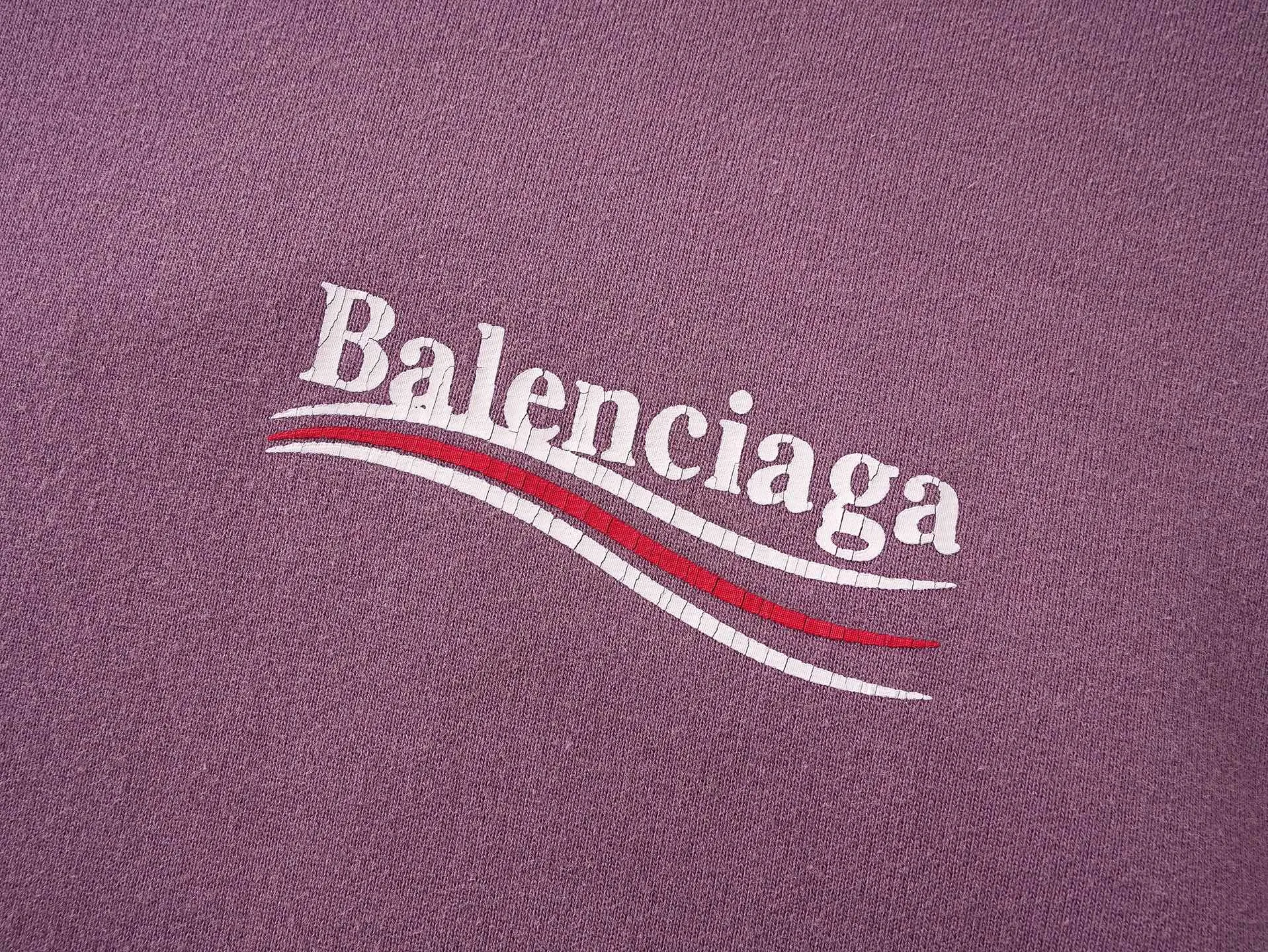BALENCIAGA 紫コーラプリントのフードコート - 画像 (5)
