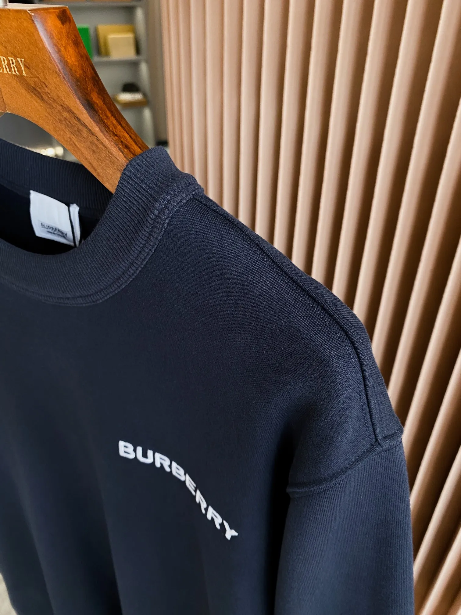 Burberry ネイビー コットン スウェットシャツ - 画像 (5)