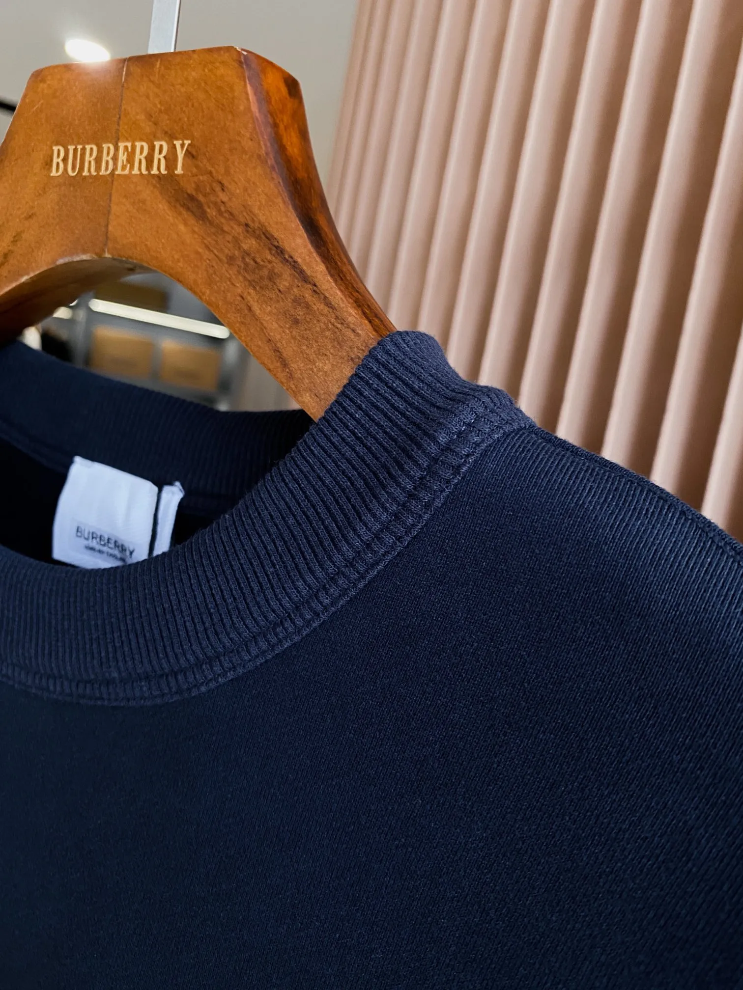 Burberry ネイビー コットン スウェットシャツ - 画像 (6)